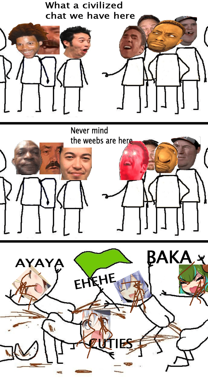Weebs ruin everything AdmiralBulldog