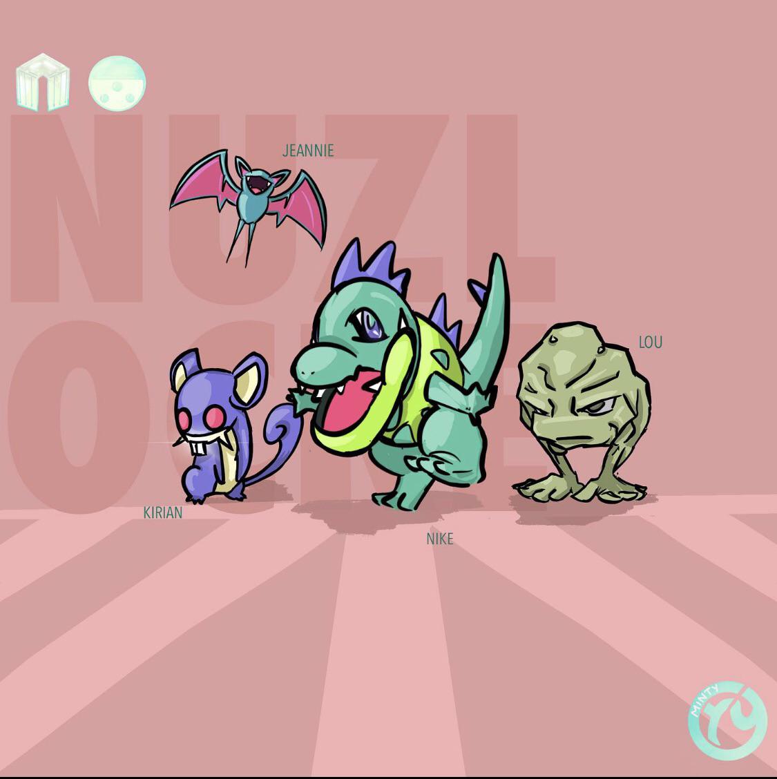 [UPDATE] Art of my Heartgold Nuzlocke team ) r/pokemon
