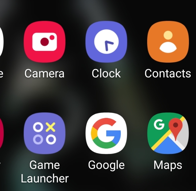 In the new OS update for samsung devices, the clock app icon's arms