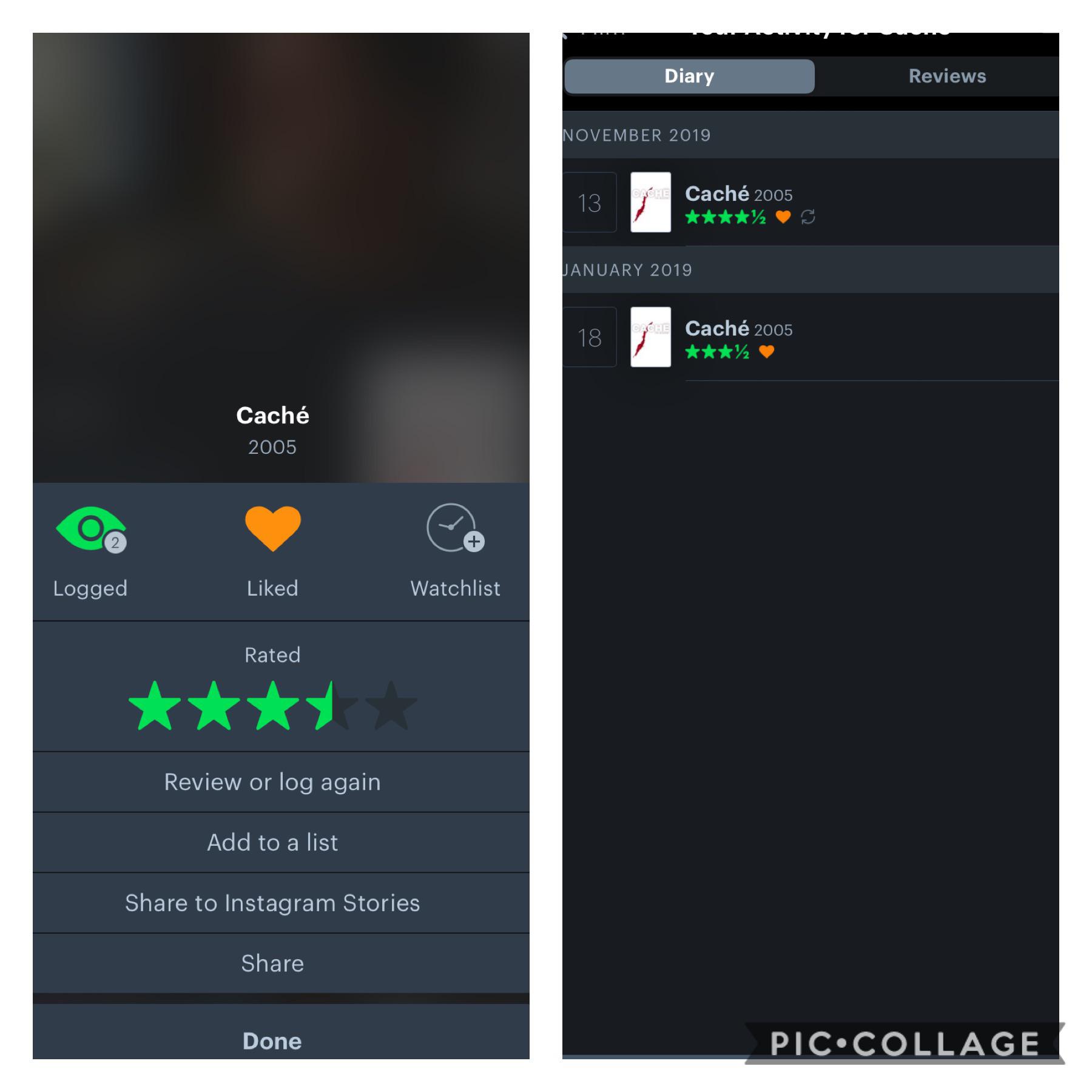 What’s the deal with Letterboxd still showing initial ratings, even if