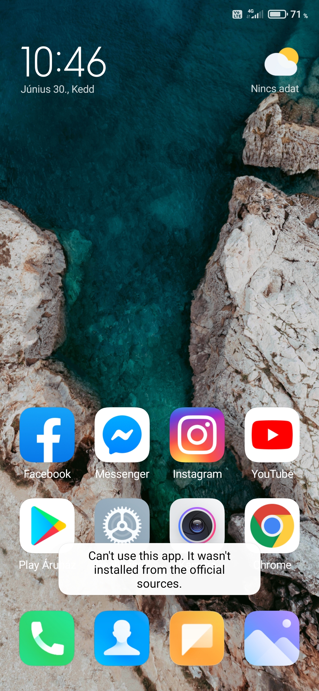 Weather app dont work and i can't uninstall. How to solve? r/miui