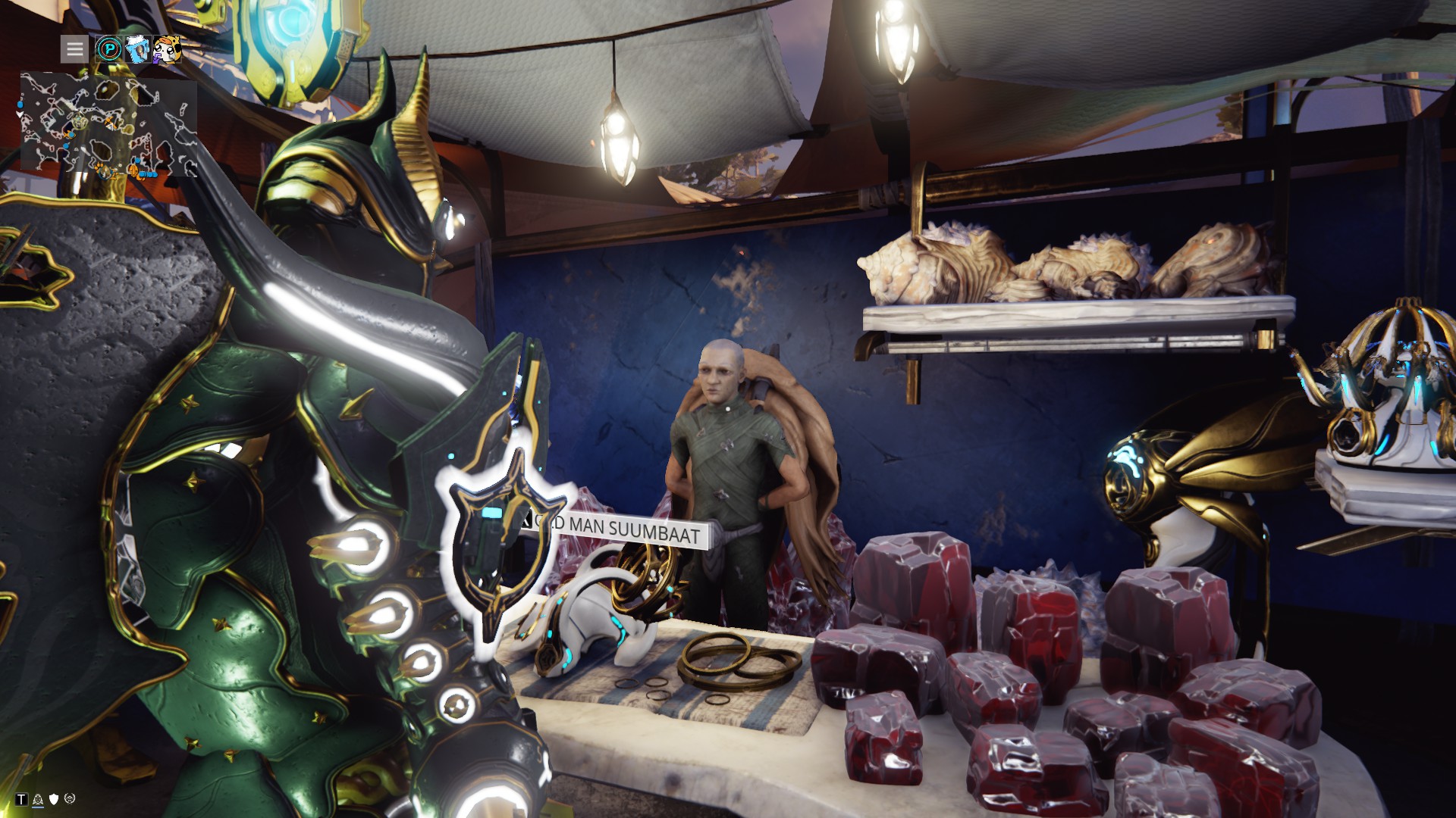 Old Man Suumbaat's ayatan sculpture moves without stars. r/Warframe