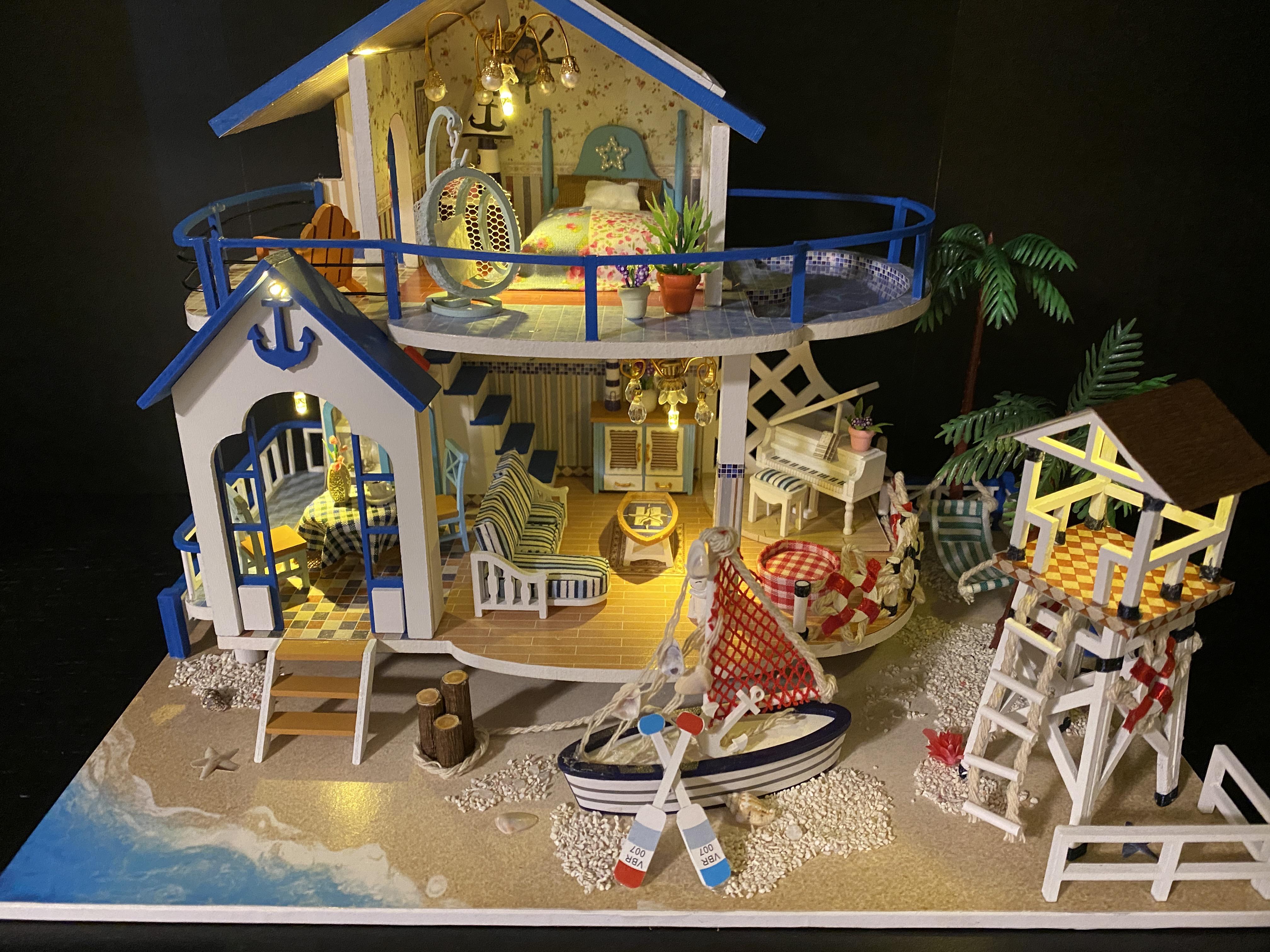 My finished Beach House kit r/miniatures