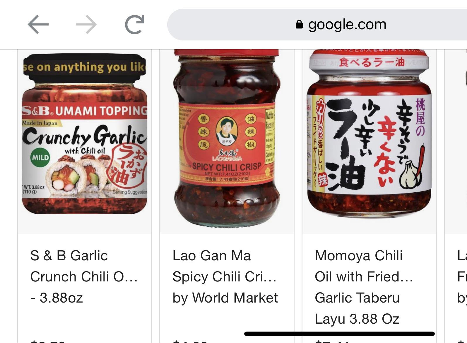 Been on a chili oil crisp kick recently, so wanna try a bunch of