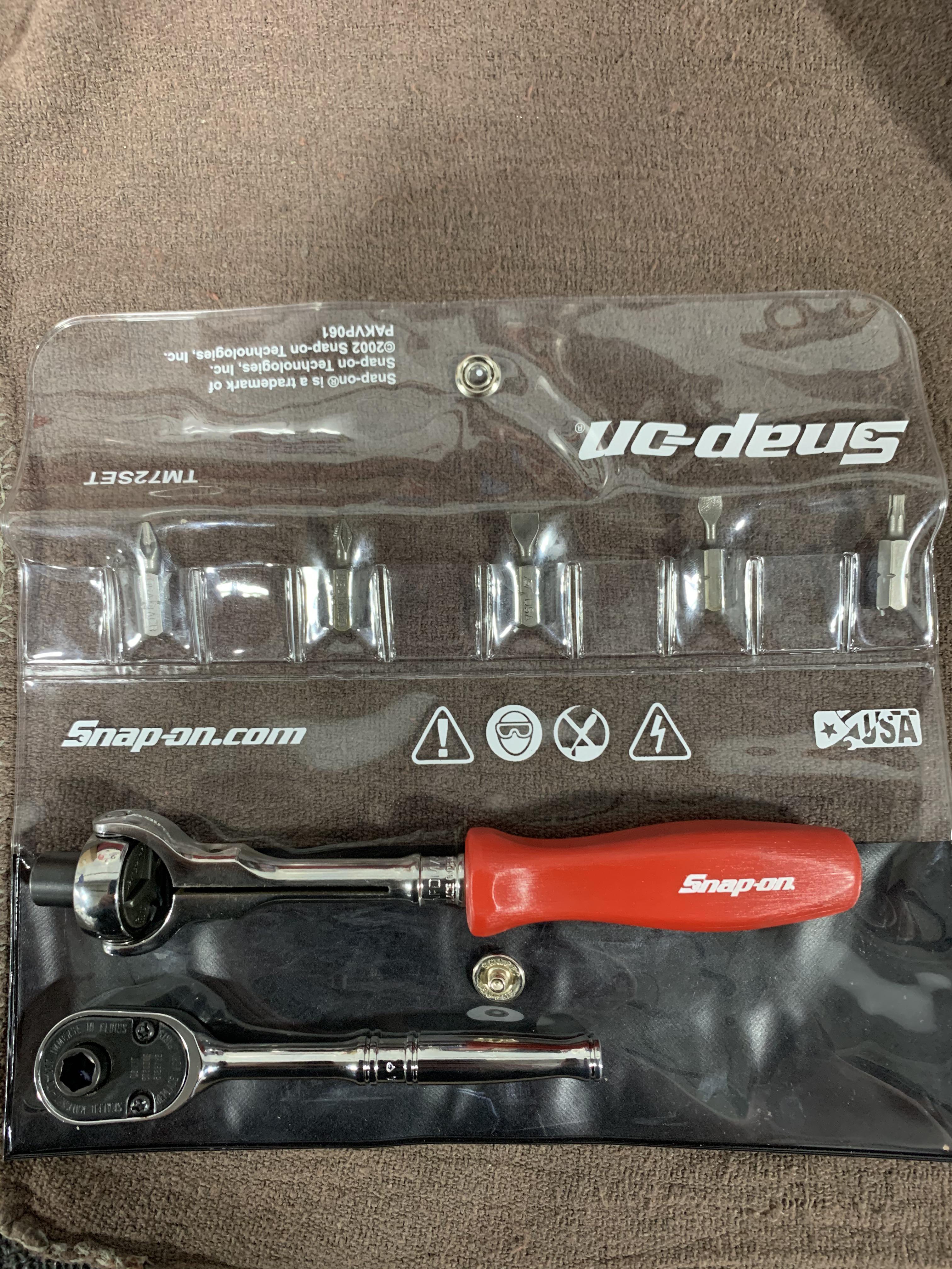 NTD Snapon bit ratchet kit and swivel head bit ratchet r/Tools