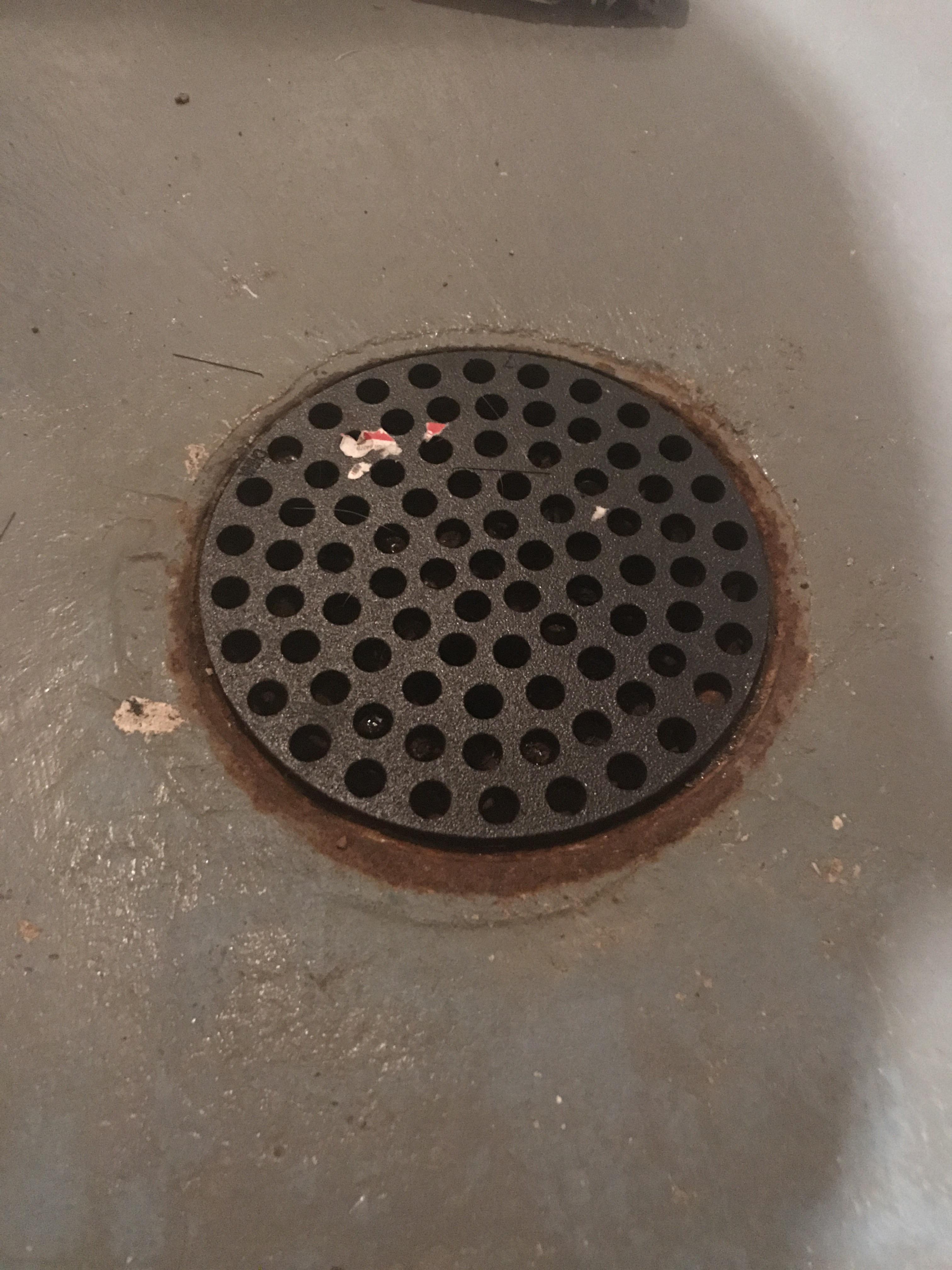 What's the best way to secure new cast iron drain cover (bolts rusted