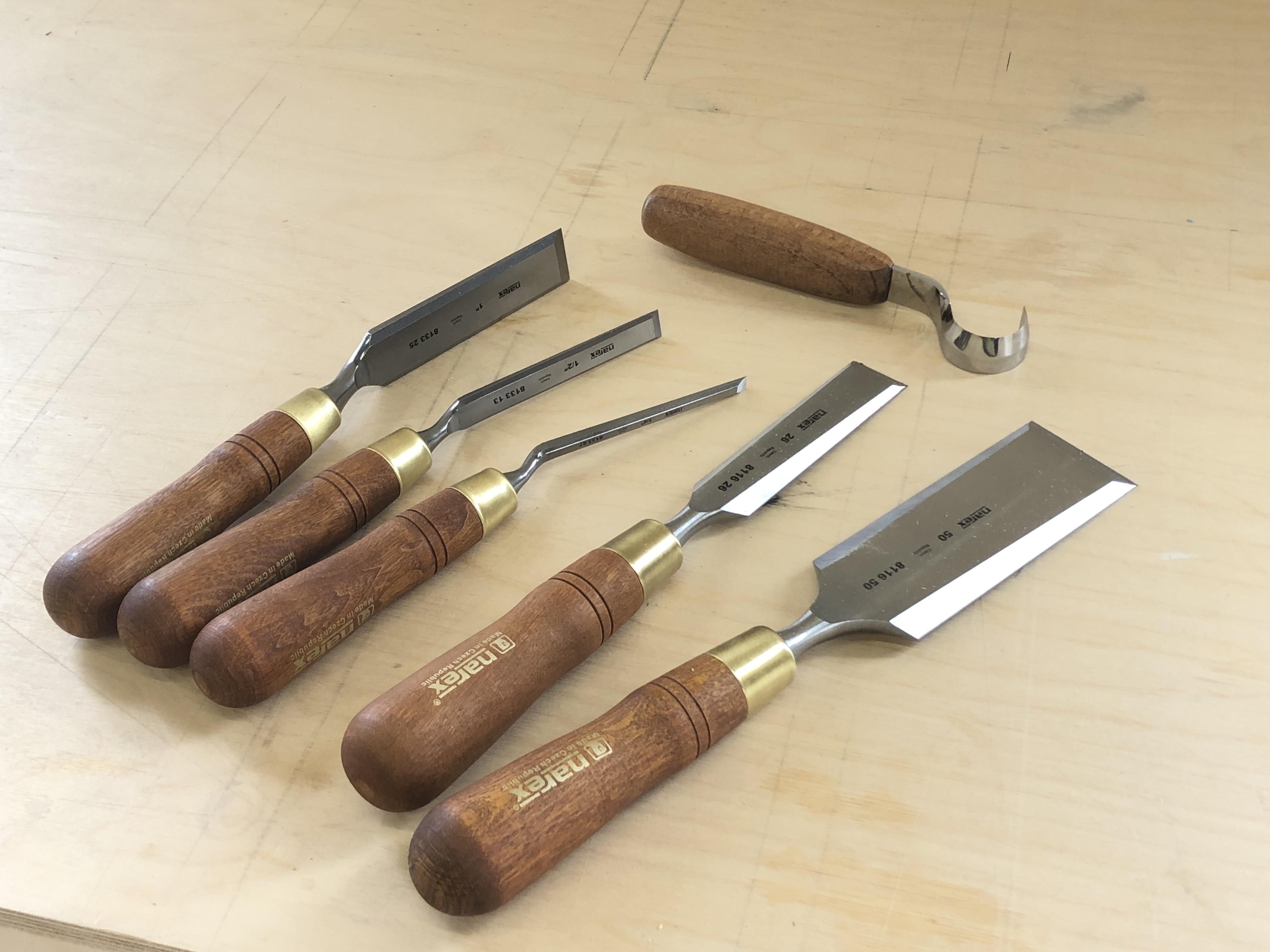 NTD Trying out some Narex chisels. Crank neck, what I’d call paring