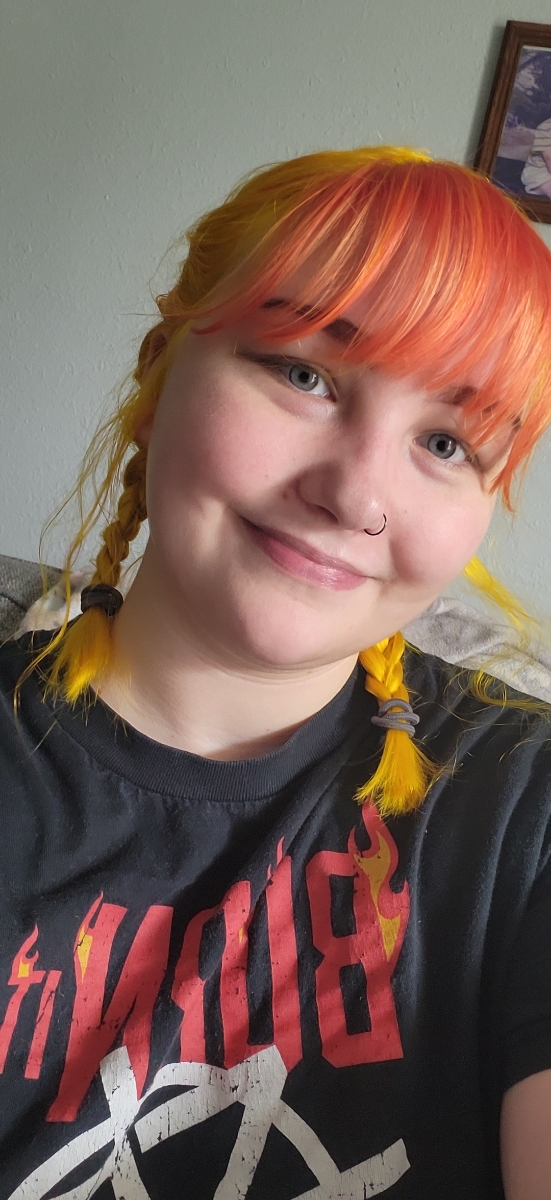 Dyed my hair orange and yellow 🧡💛 HairDye