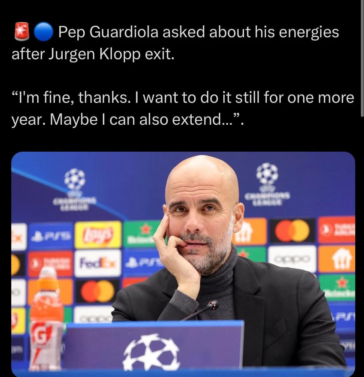 Why doesn't Klopp get energy from oil like Pup does. Is he stupid?? r