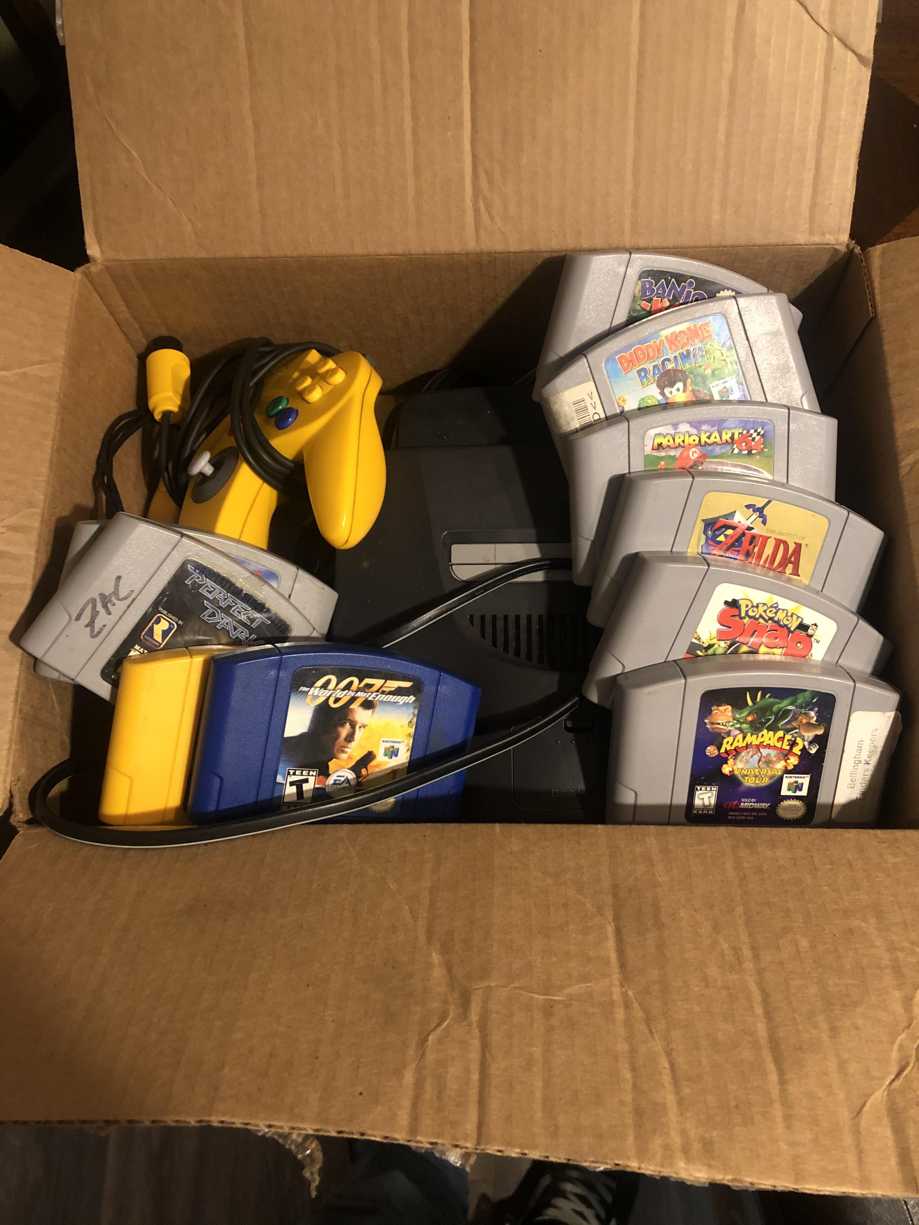 Tripled my n64 game collection in one go! 60 well spent r/gamecollecting