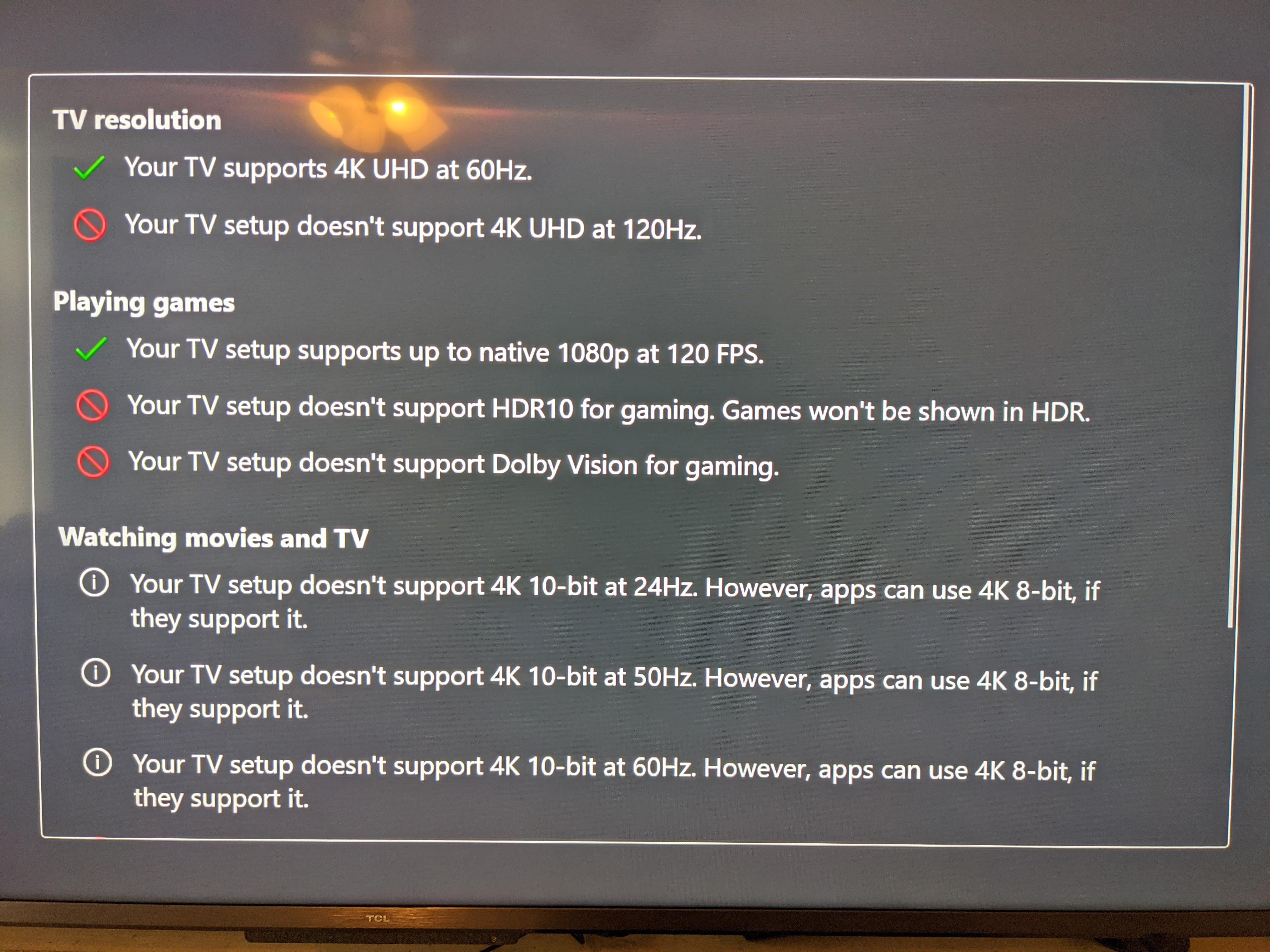 Why can't I get 4K UHD 120 Hz? r/XboxSeriesS