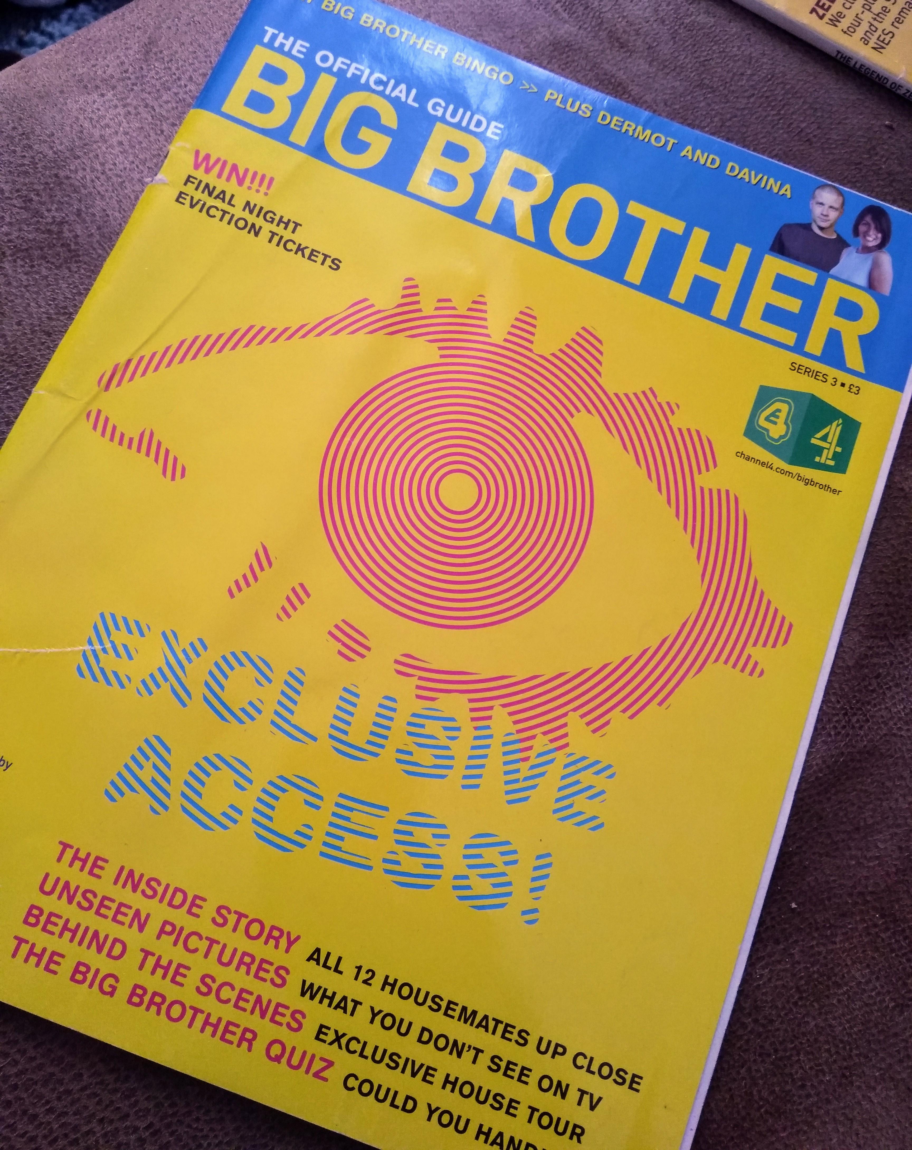 I found the official guide for Big Brother Series 3...I miss those days