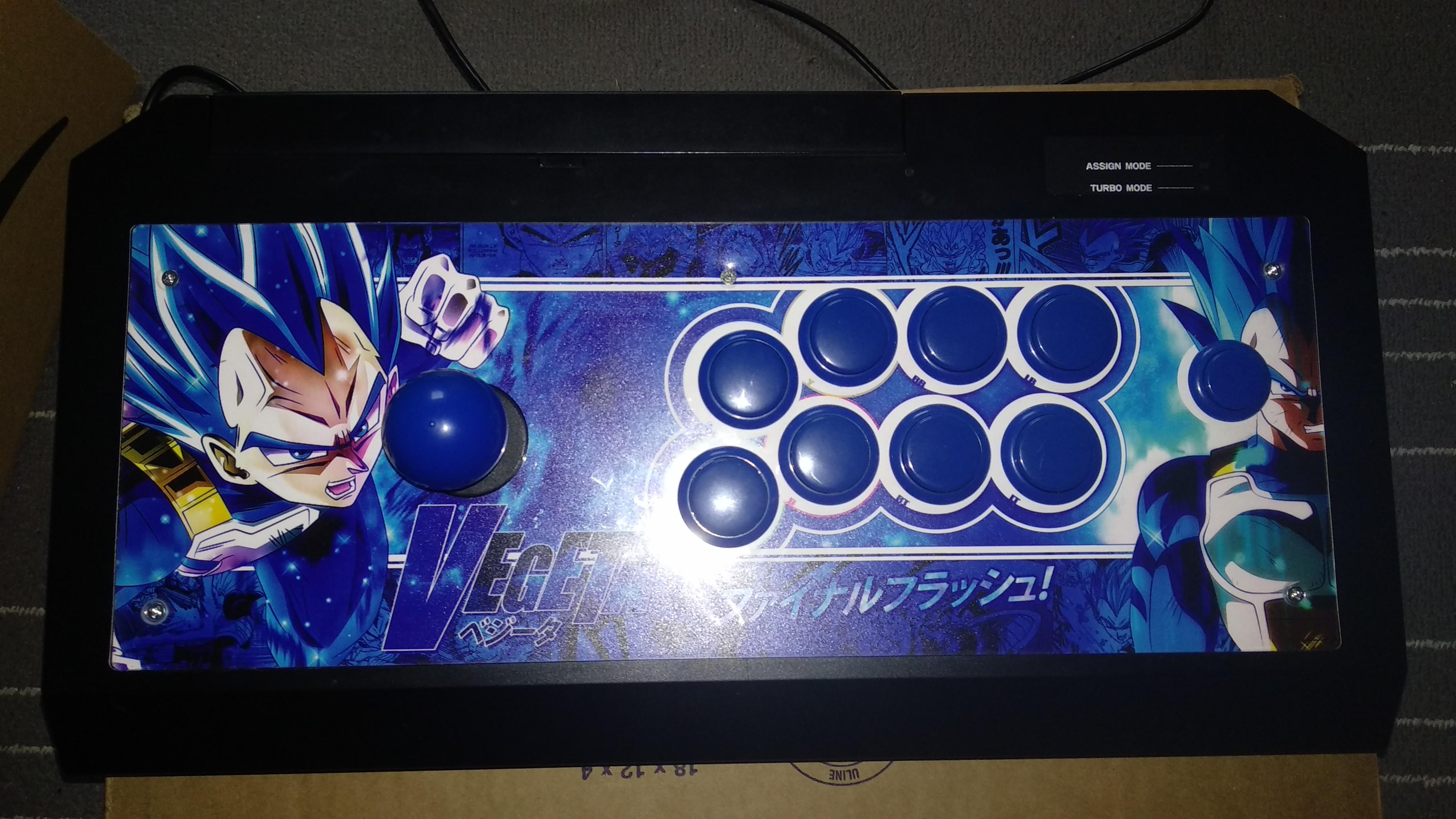 Hori Rap4 "Royal Blue Vegeta" r/dragonballfighterz
