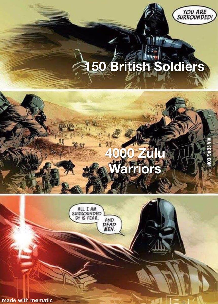The Battle of Rorke’s drift r/HistoryMemes