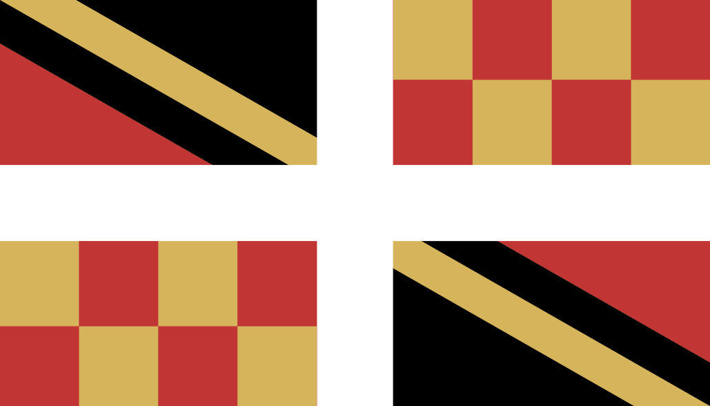 Flag of Chihuahua (Mexico) based on indigenous art