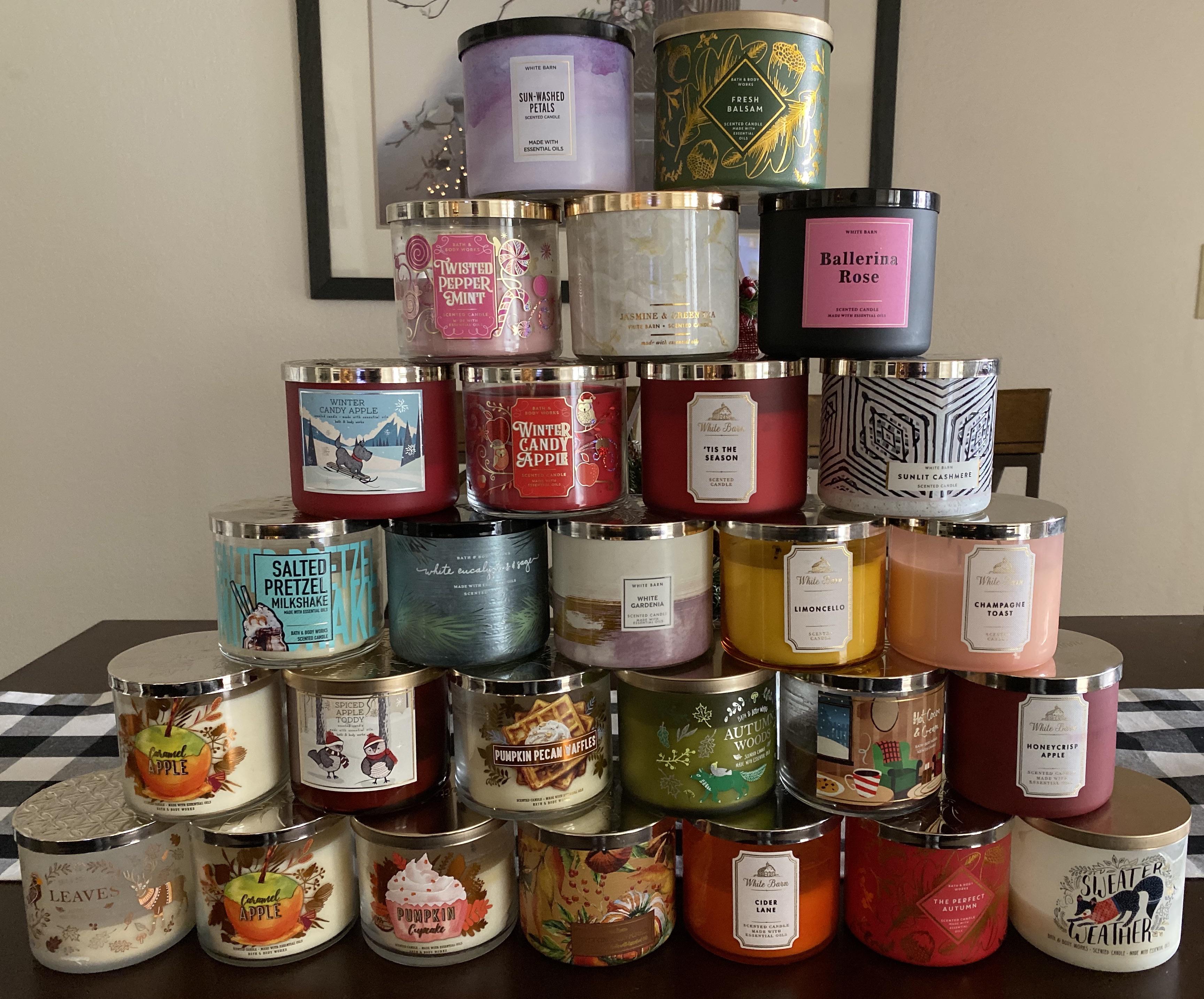 With candle day being 5 days away... here is my candle collection. r