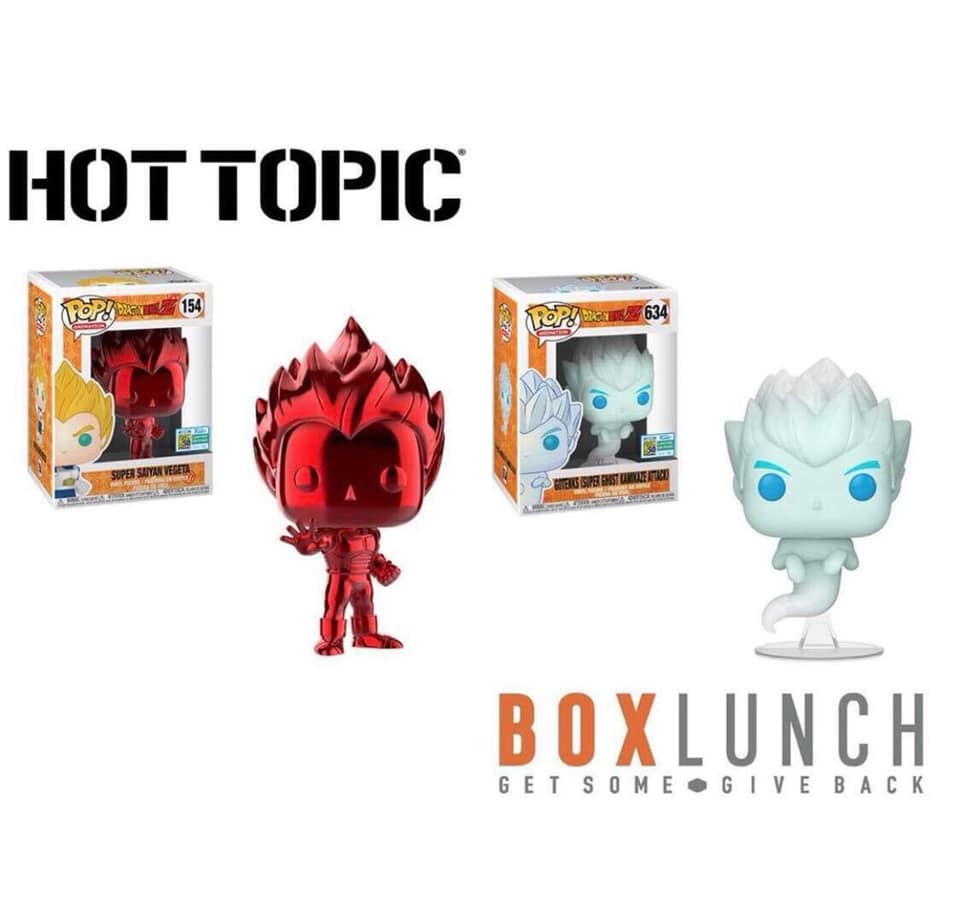 Hot Topic/Box Lunch Exclusive Funko Pops r/DBZCU