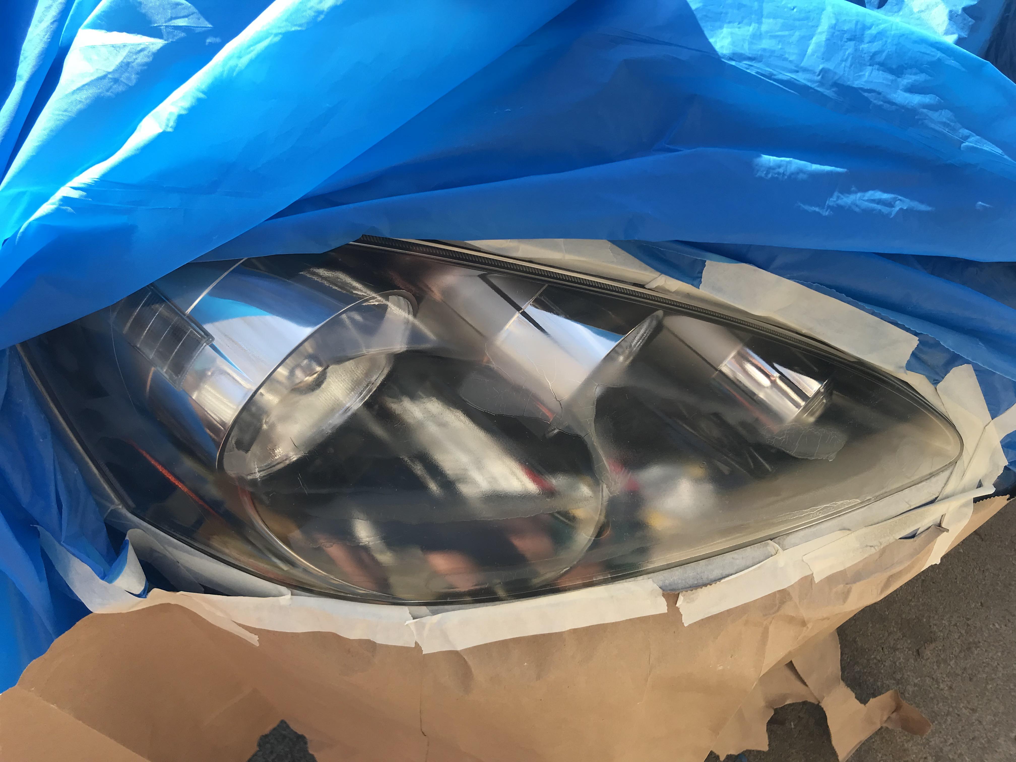I wanted to restore my hazyyellow headlights so I followed Chrisfix