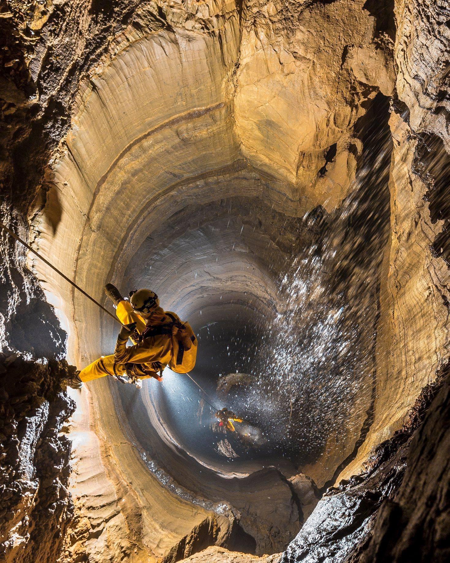 Incredible Pit, Ellison’s Cave. caving