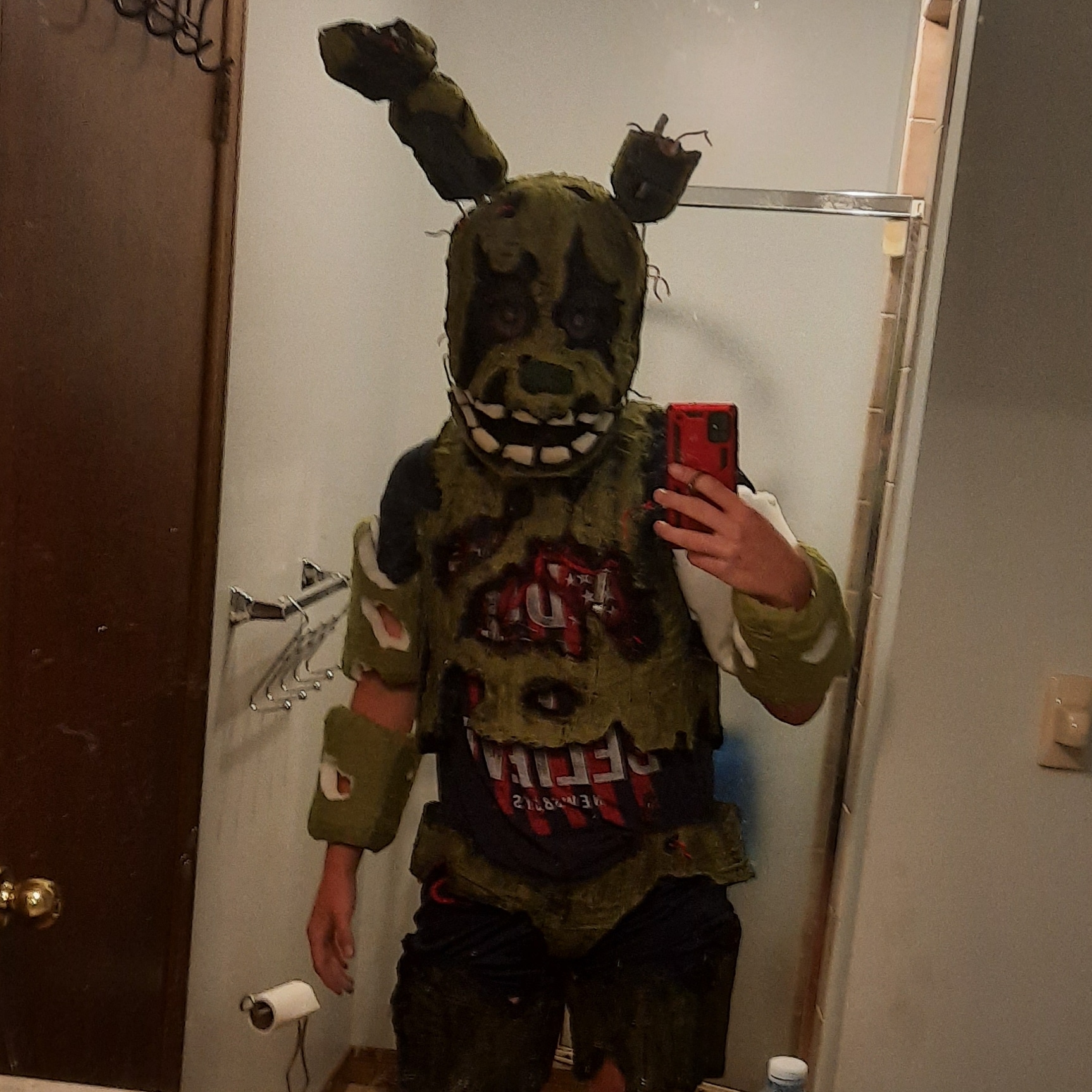 My workinprogress Springtrap costume r/fivenightsatfreddys
