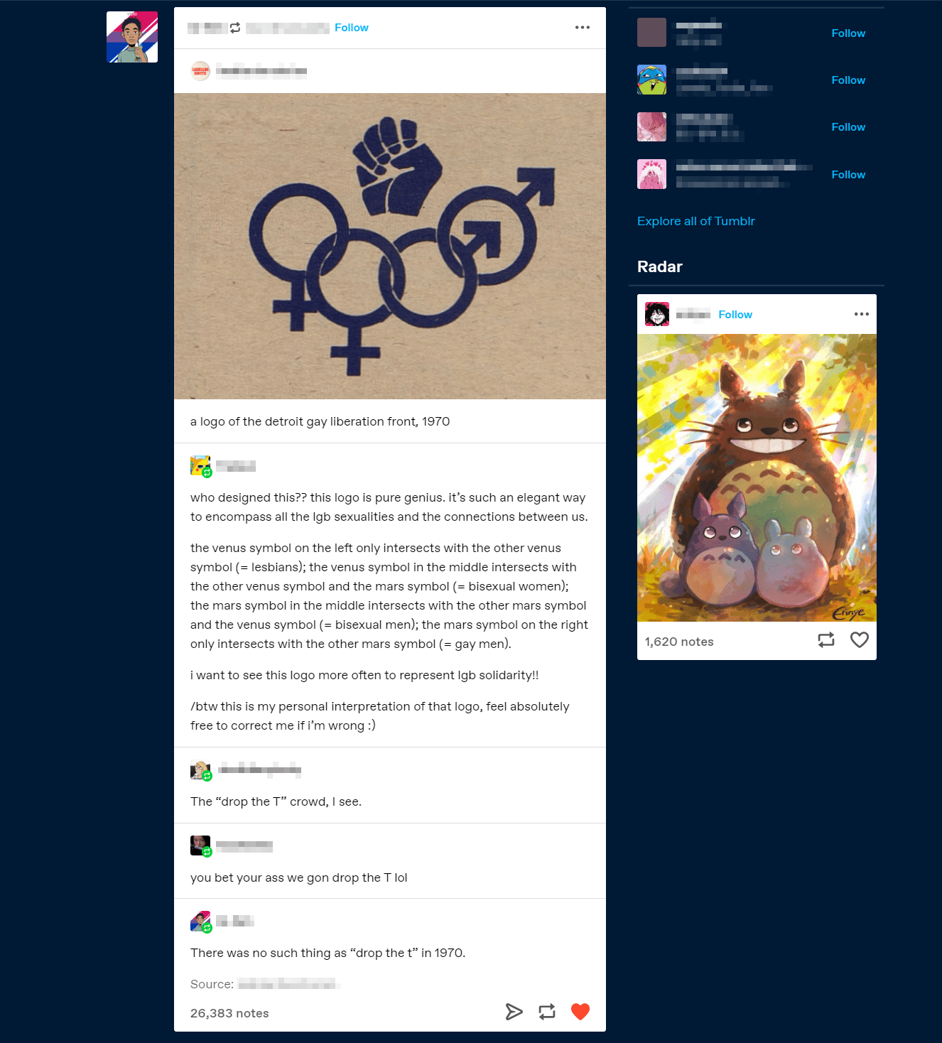 Examples of trans people/activists trying to take away our rights