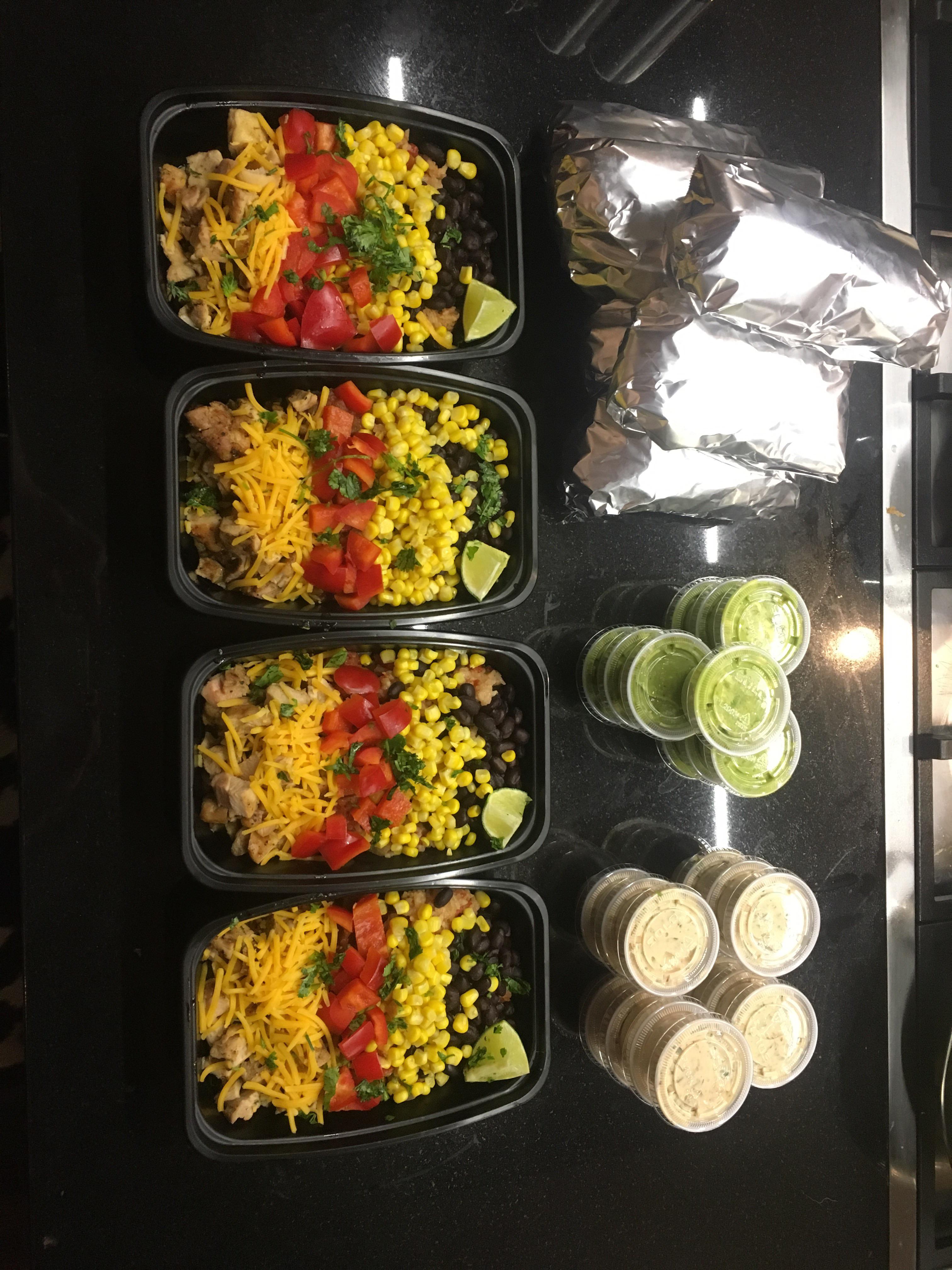First recorded meal prep! Breakfast tacos and burrito bowls ft. guac