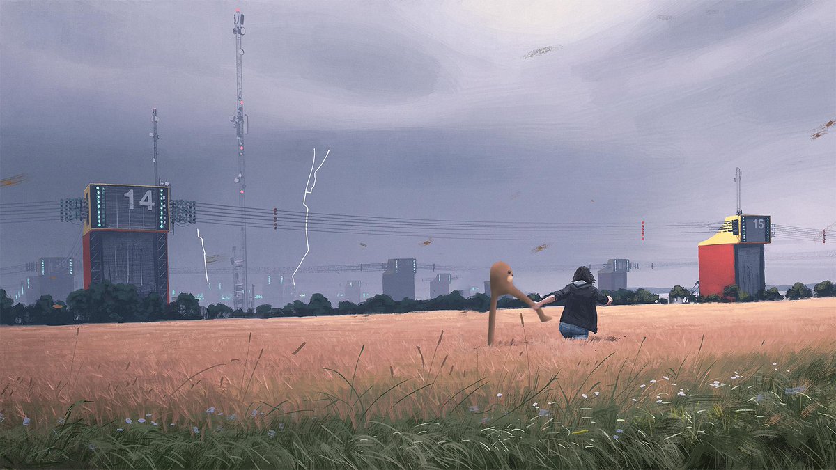 Storm's coming. We have to go. Gondola