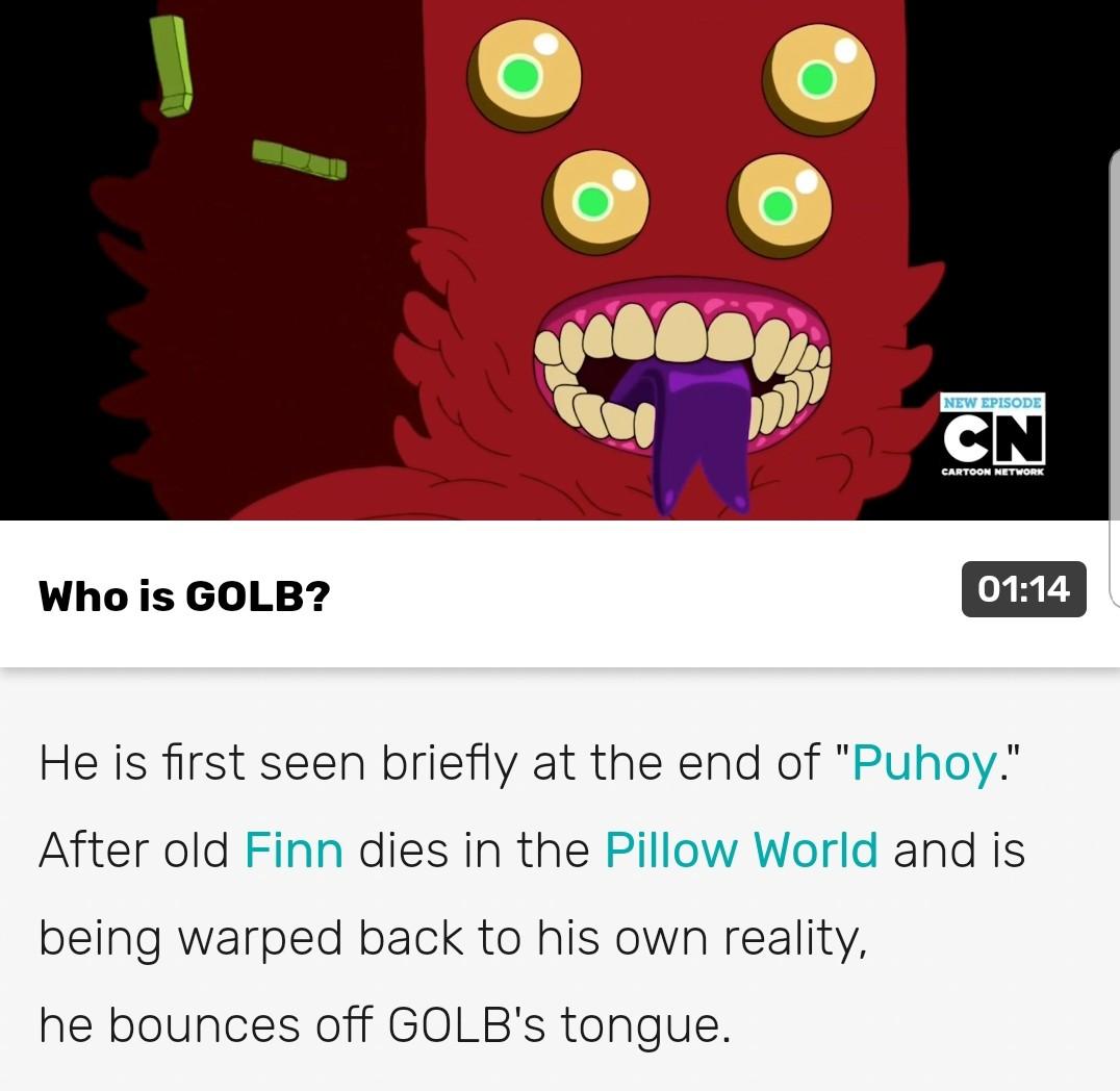 If Golb was real, does that mean Finn really lived out a whole lifetime