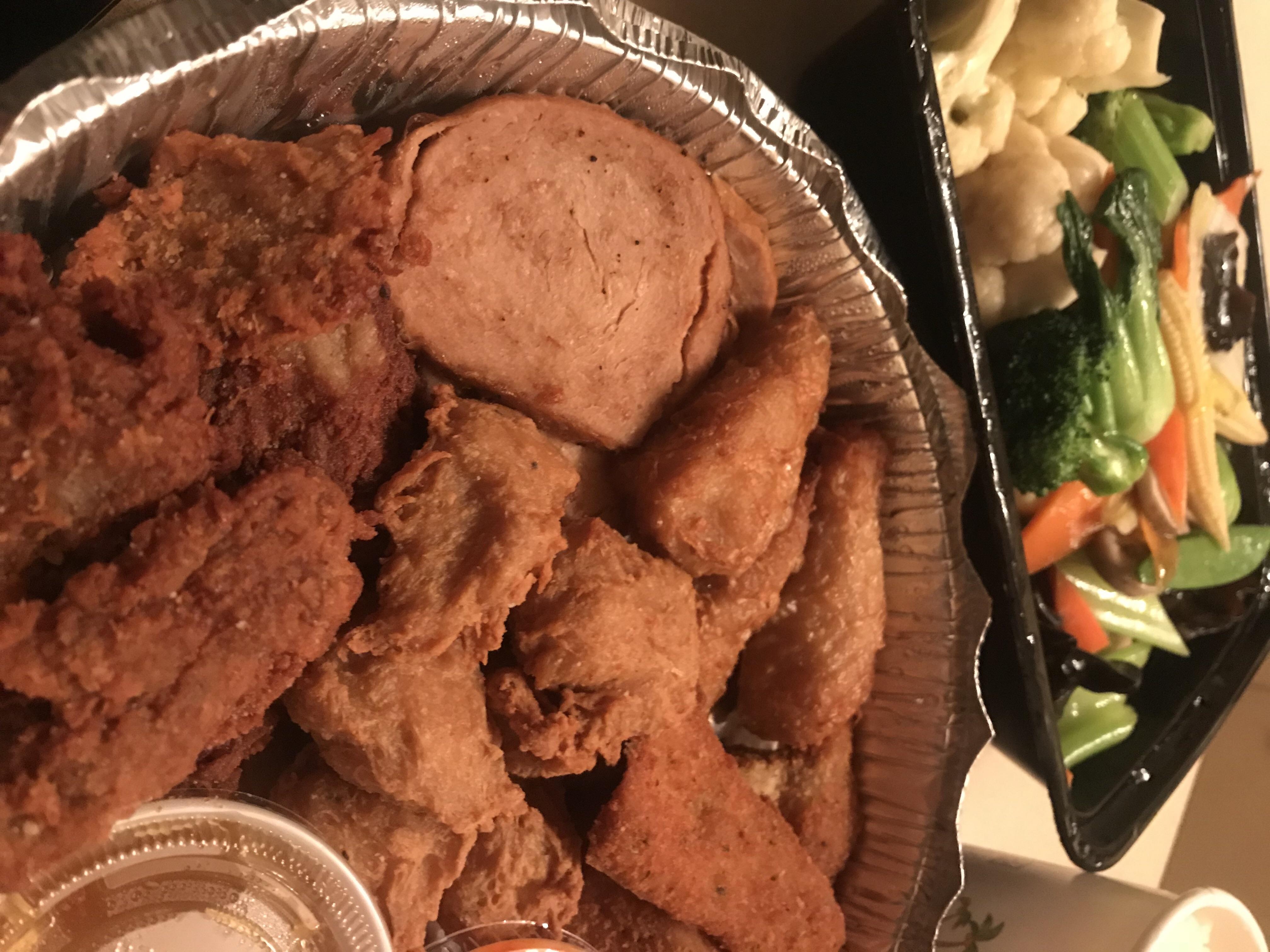 Vegan platter from Padmanadi, Edmonton r/vegan