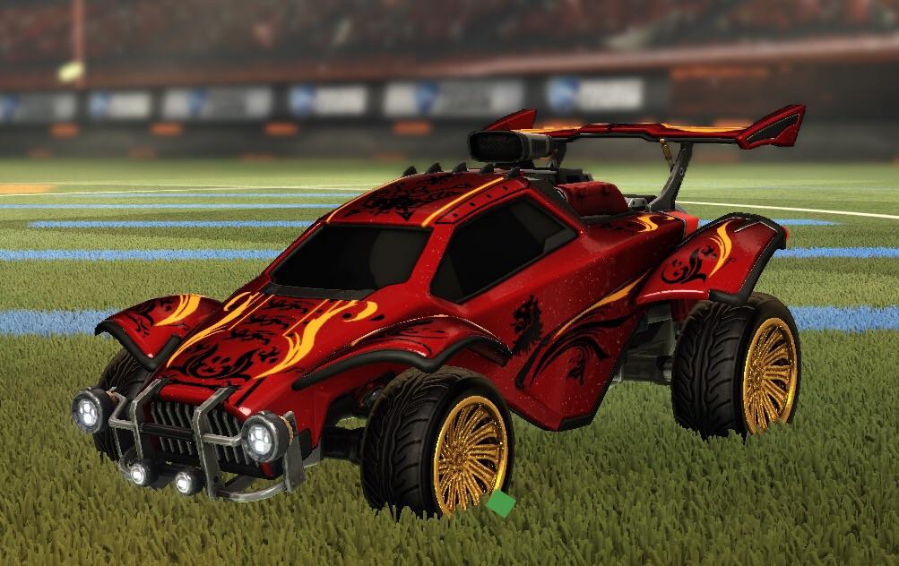 Orange Painted Griffon Decal ) r/RocketLeague
