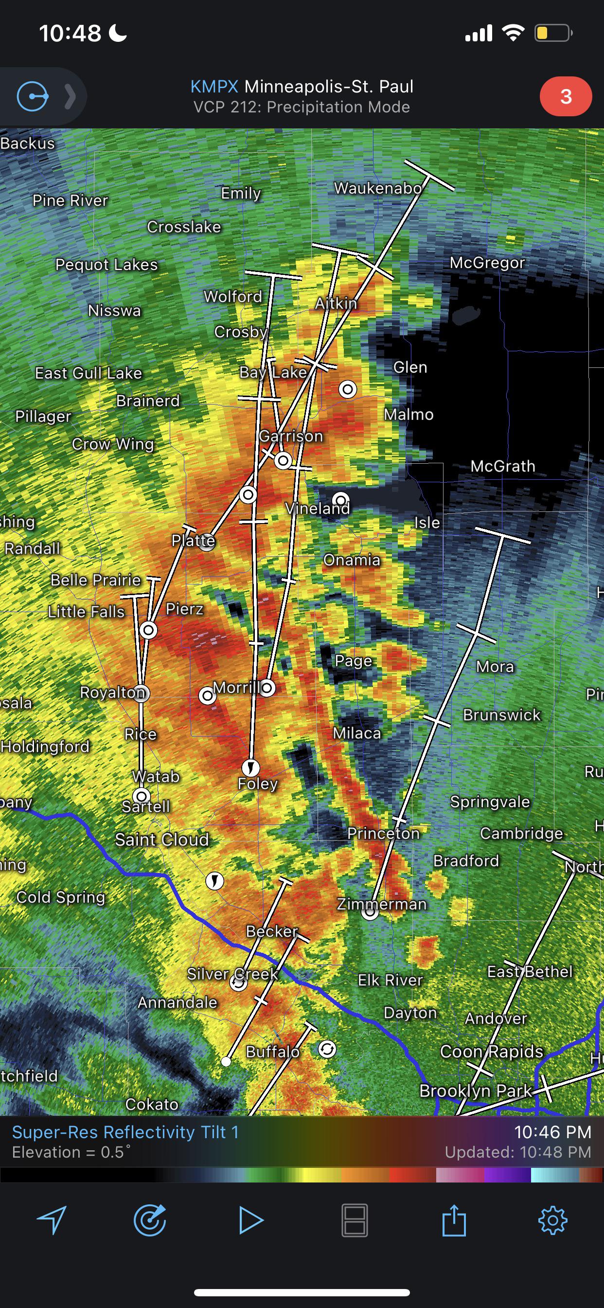 How does radar scope come up with the symbols shown on each cell? I’m