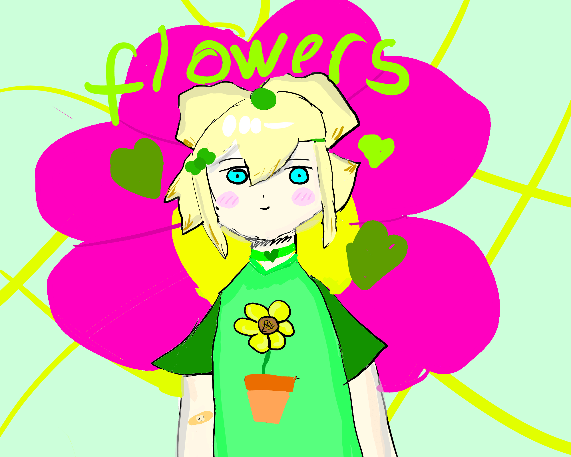 flowers art by me r/OMORI