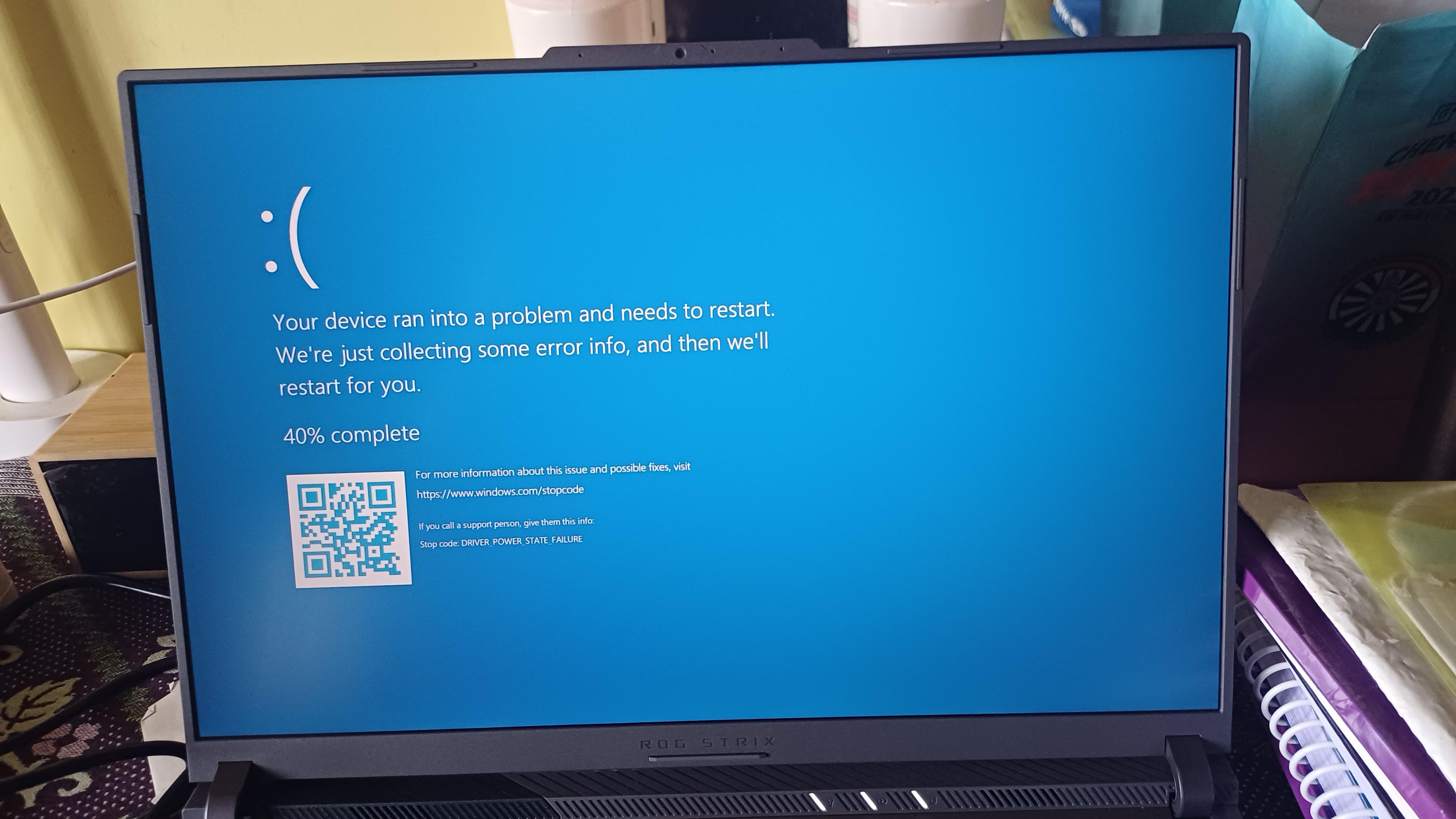 my asus laptop freezes and a blue error screen appears r/ASUSROG