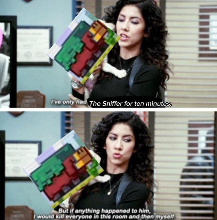 Sniffer sweep since I haven't seen the other designs r/MinecraftMemes