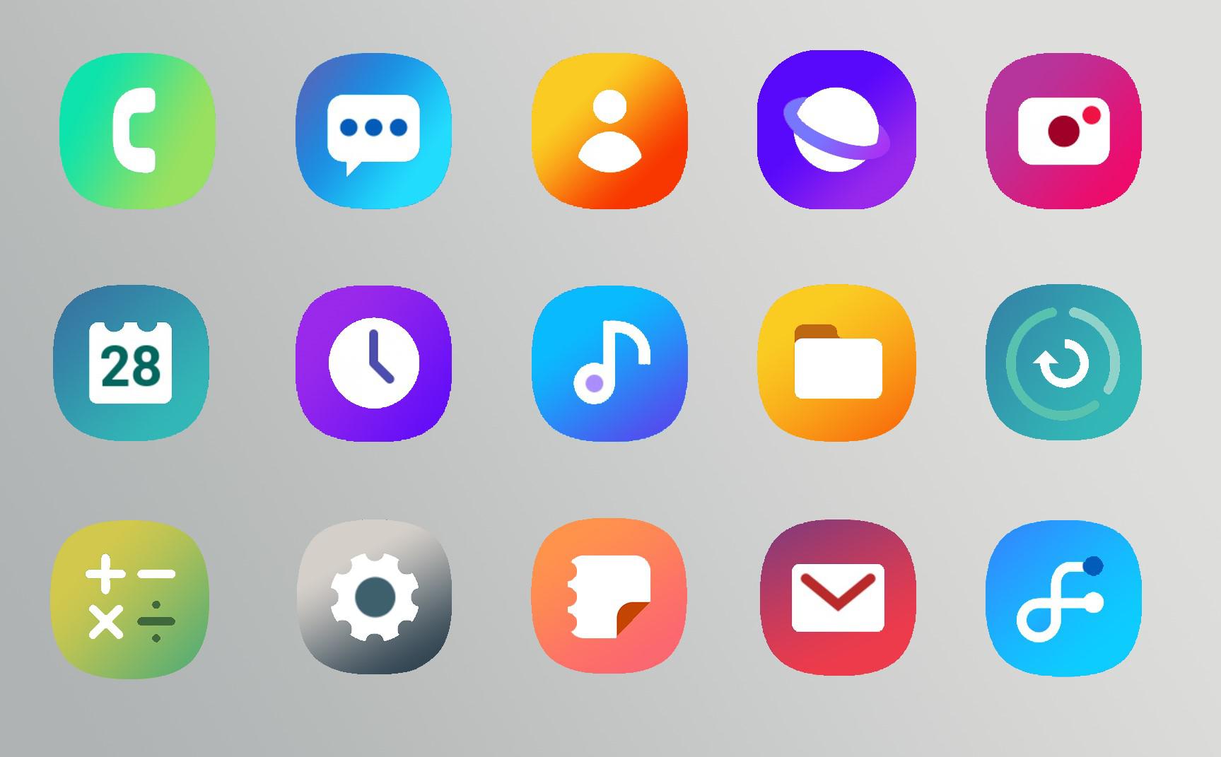 Samsung gradient icons are done! Link (http://www.mediafire.com/folder