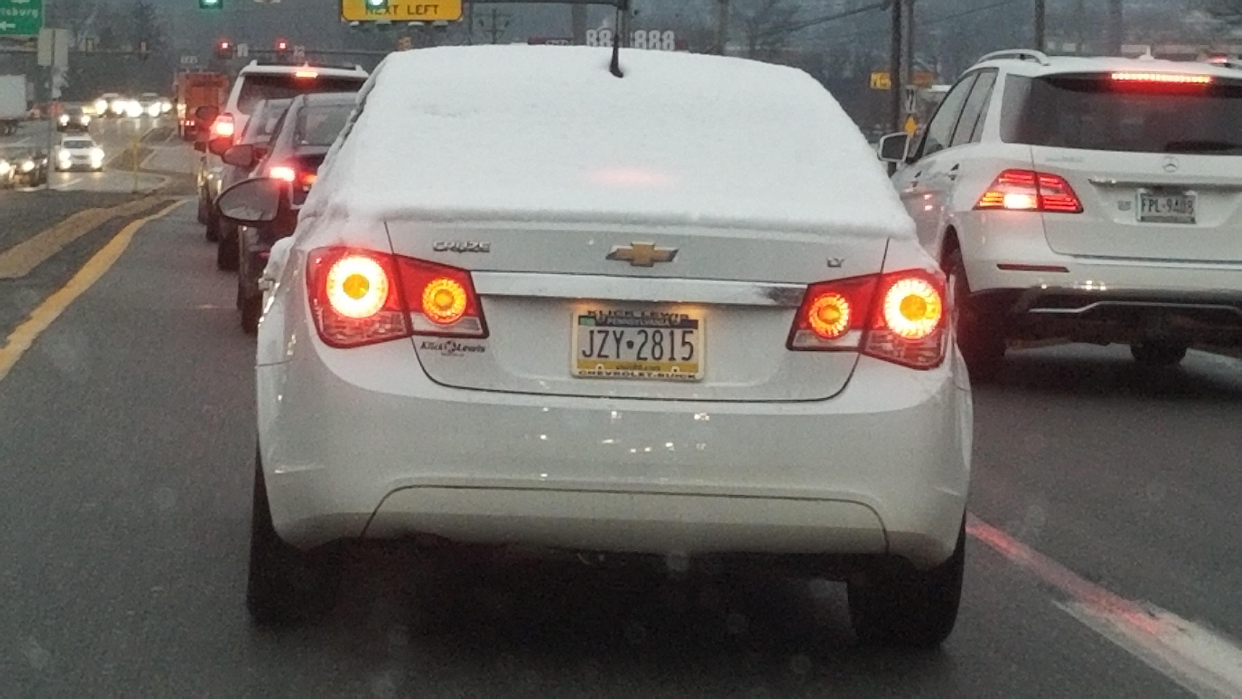 If it's behind me it doesn't matter. IdiotsInCars