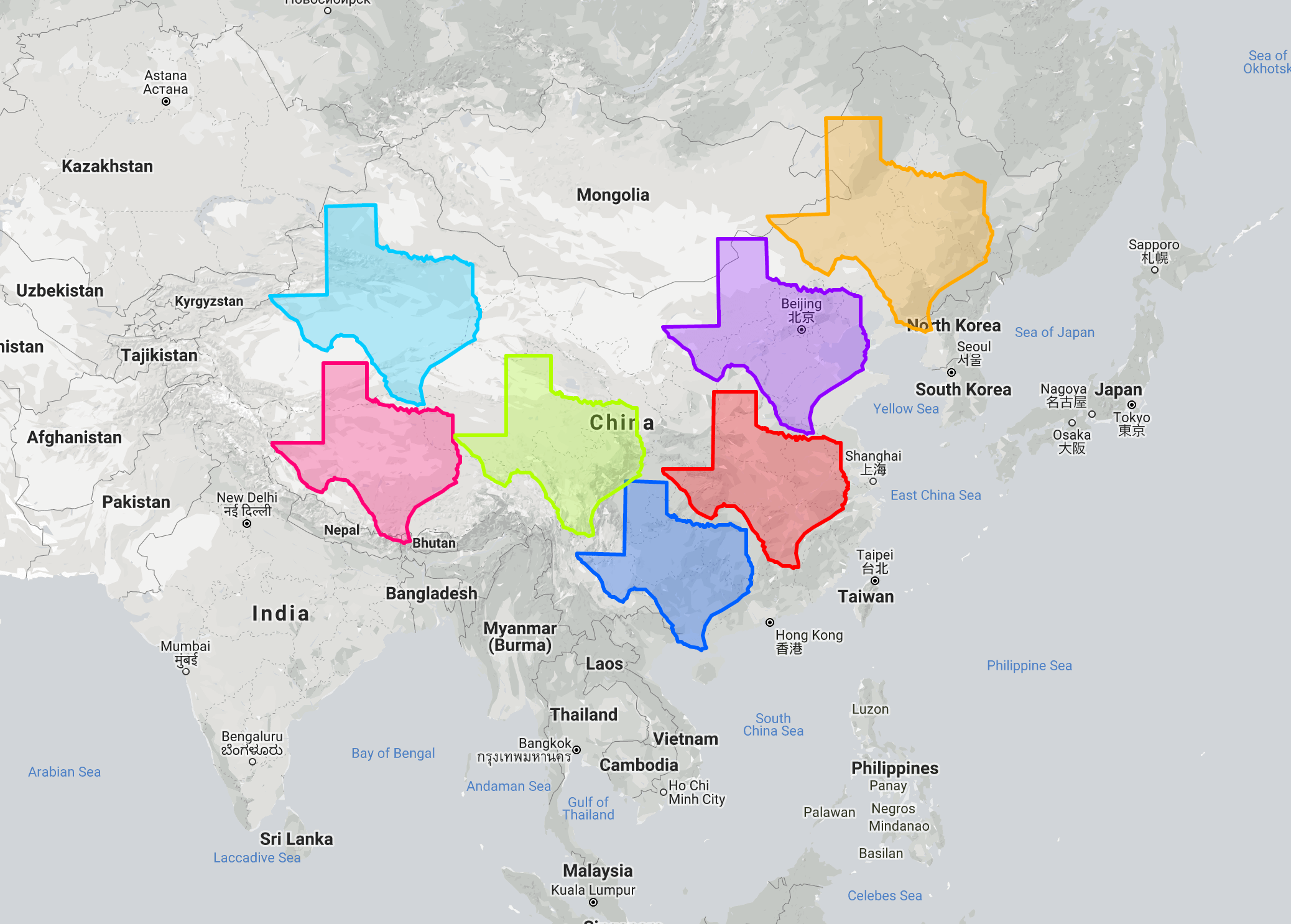 You can fit Texas in China 7 times with room to spare[2076 × 1486] r
