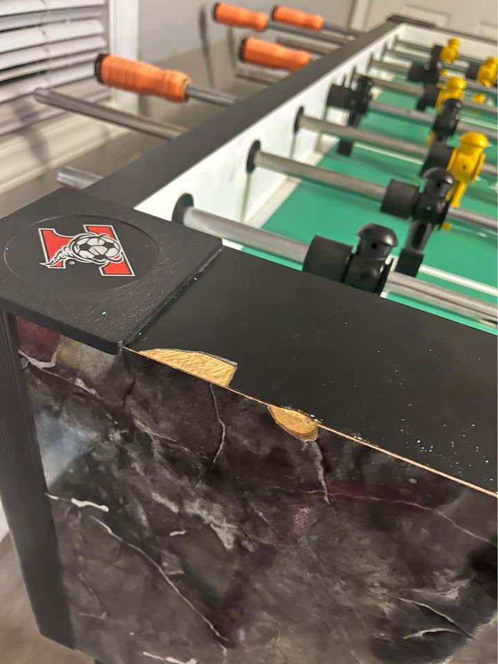 Tornado table repair? r/foosball
