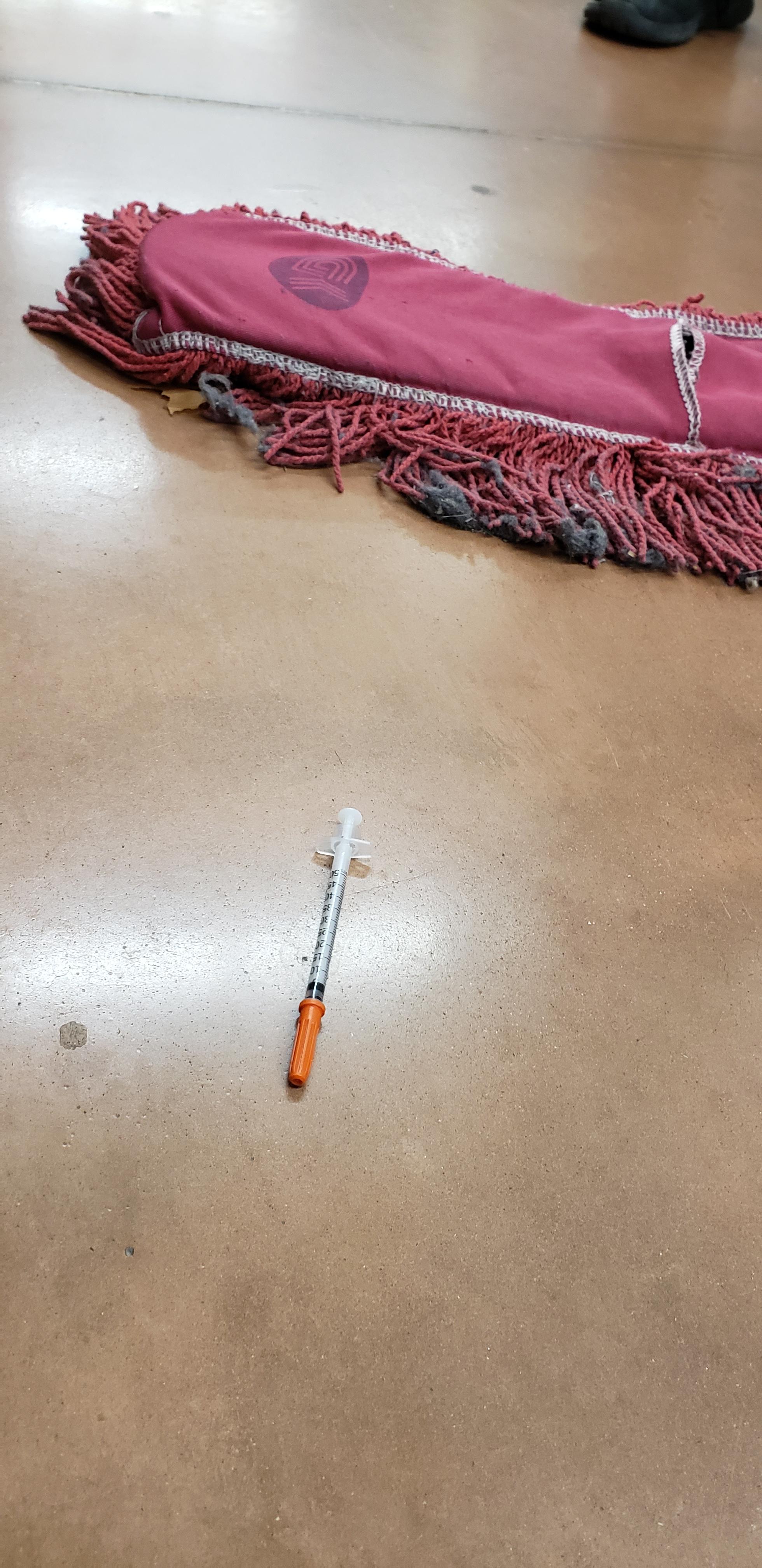 Nothing like finding a used needle in grocery 🤣😂 r/walmart
