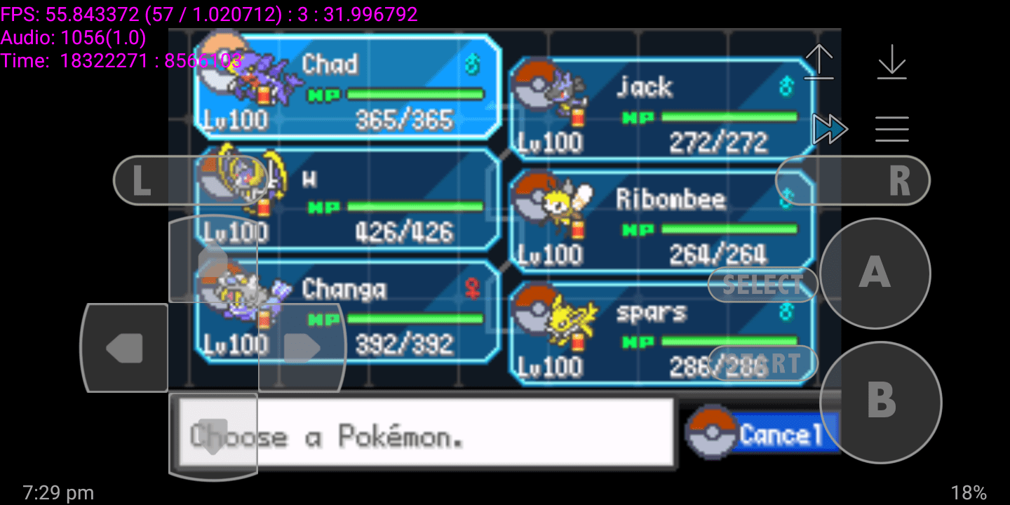 my pokemon team in pokemon unbound MandJTV