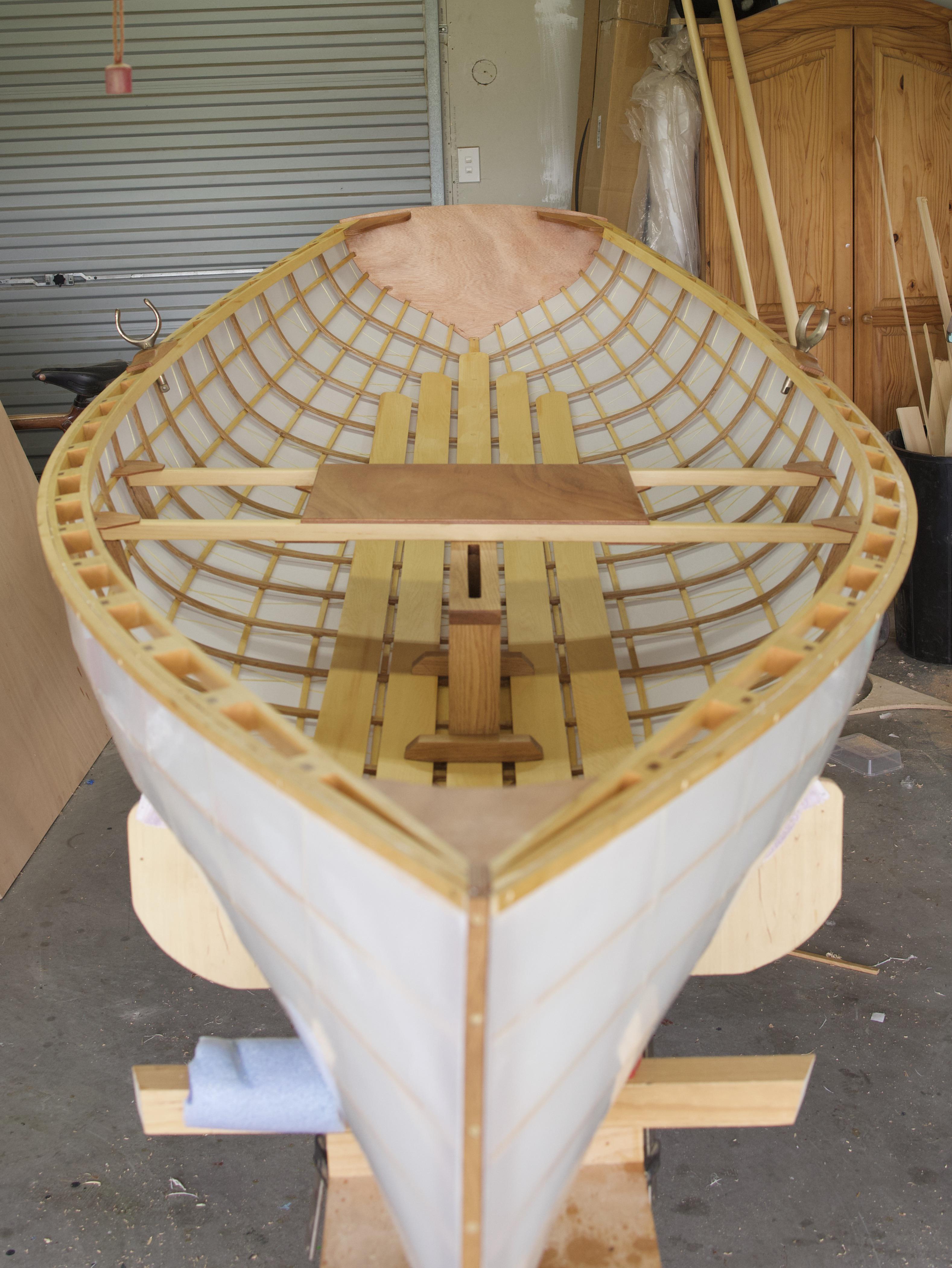 Finished building my new skin on frame boat and finally finished