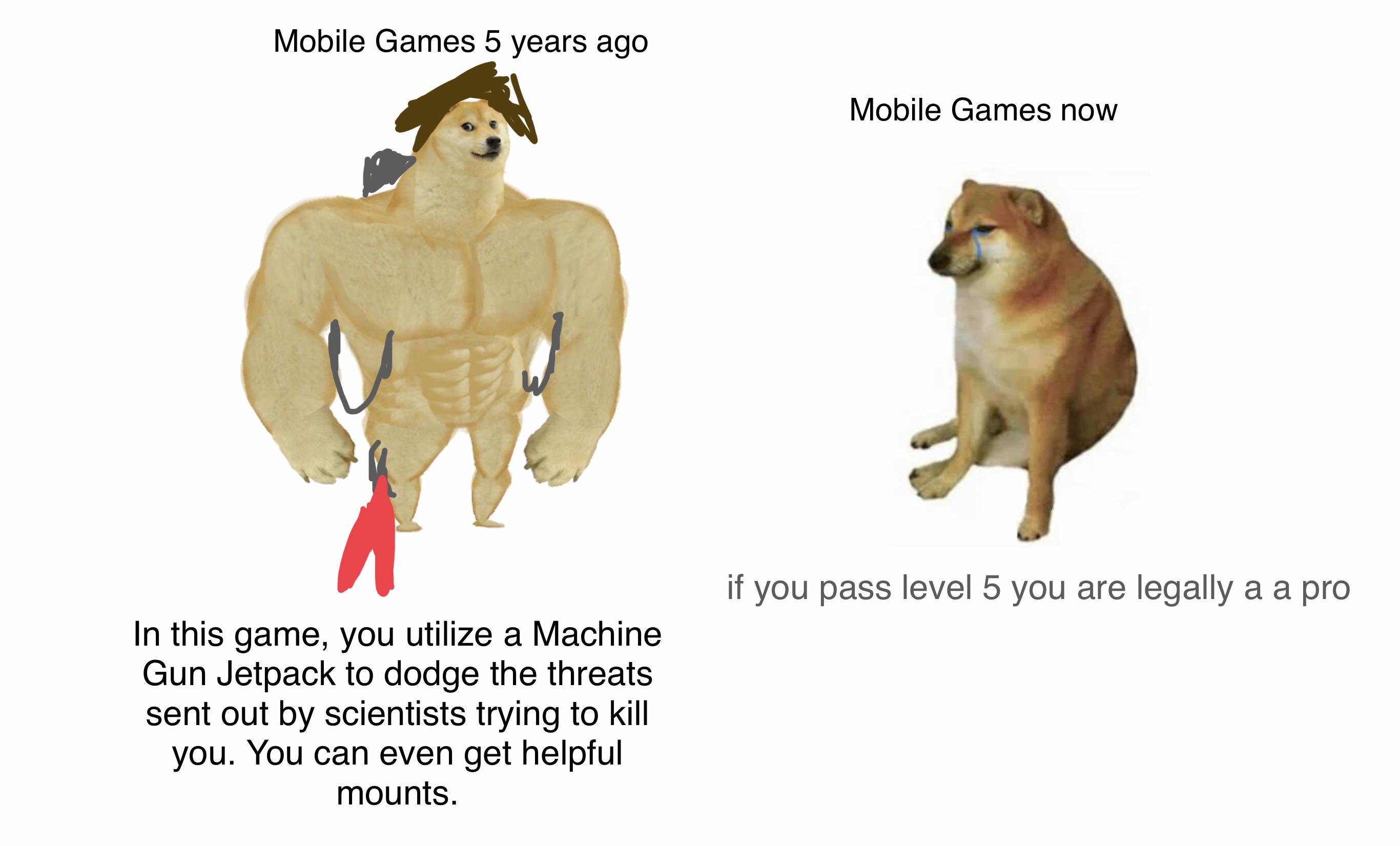 mobile games used to be so much better. Even if there are