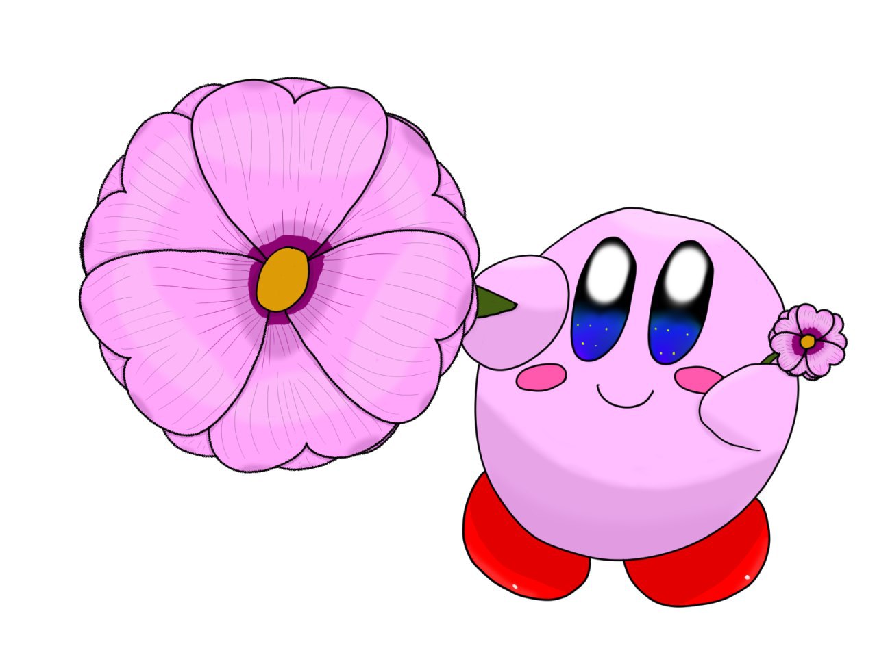 Kirby offers you a flower, do you take it? r/Kirby