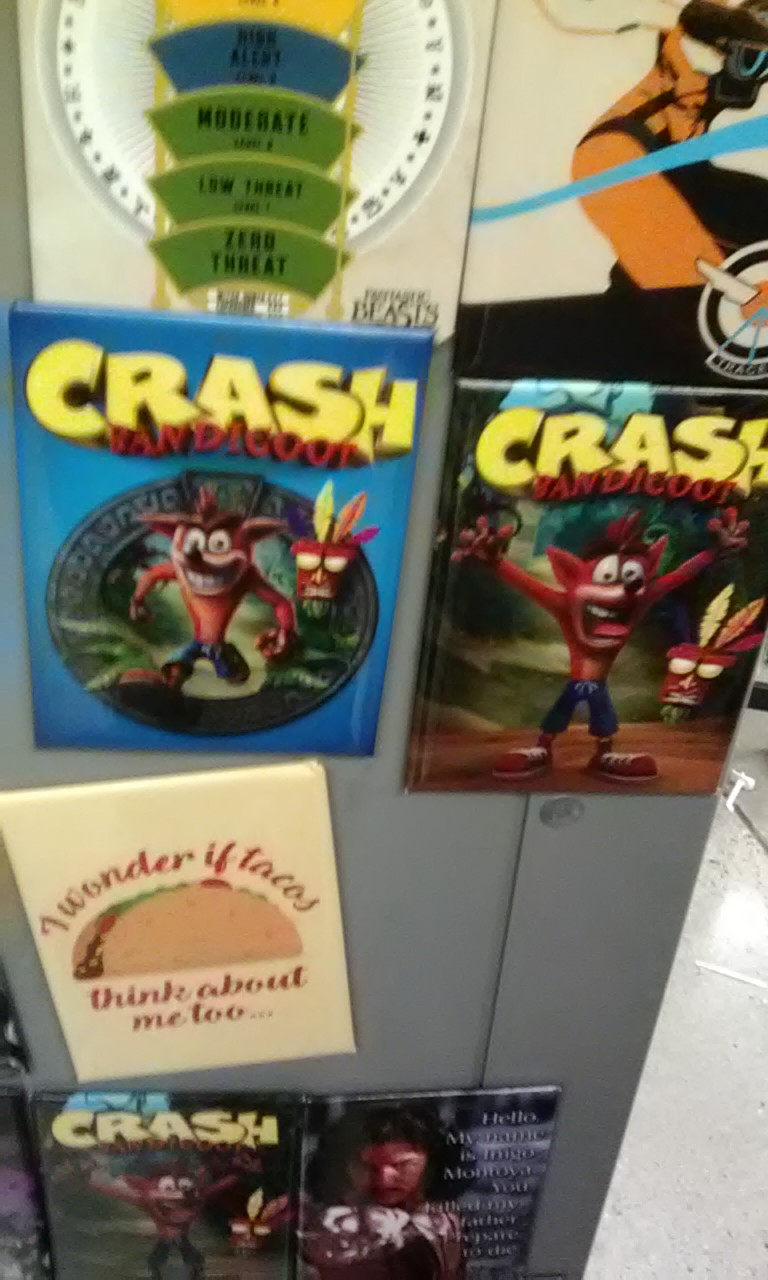 Crash Locker/Fridge at Five Below r/crashbandicoot