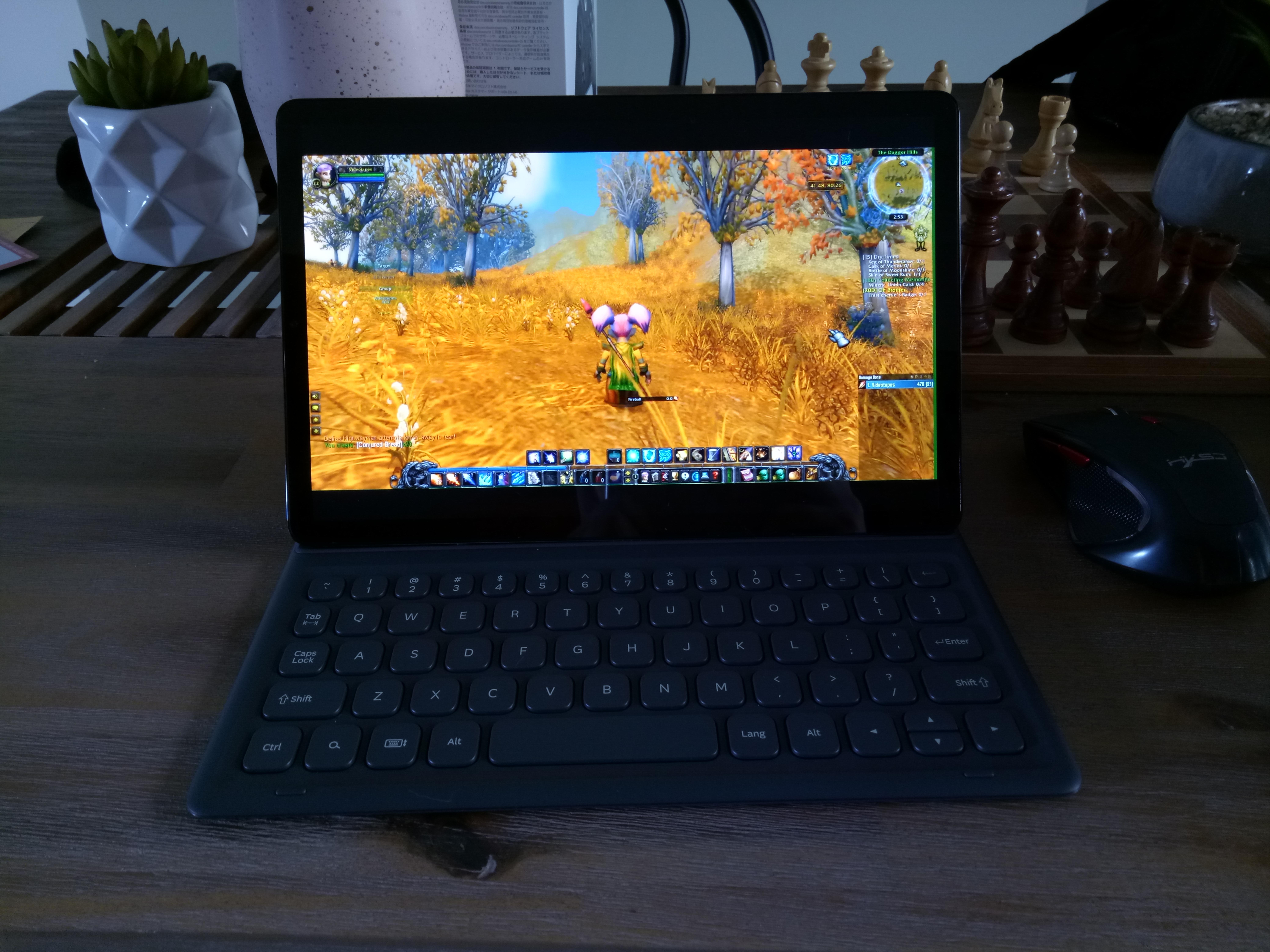 [rate my setup] WoW on android tablet r/gaming