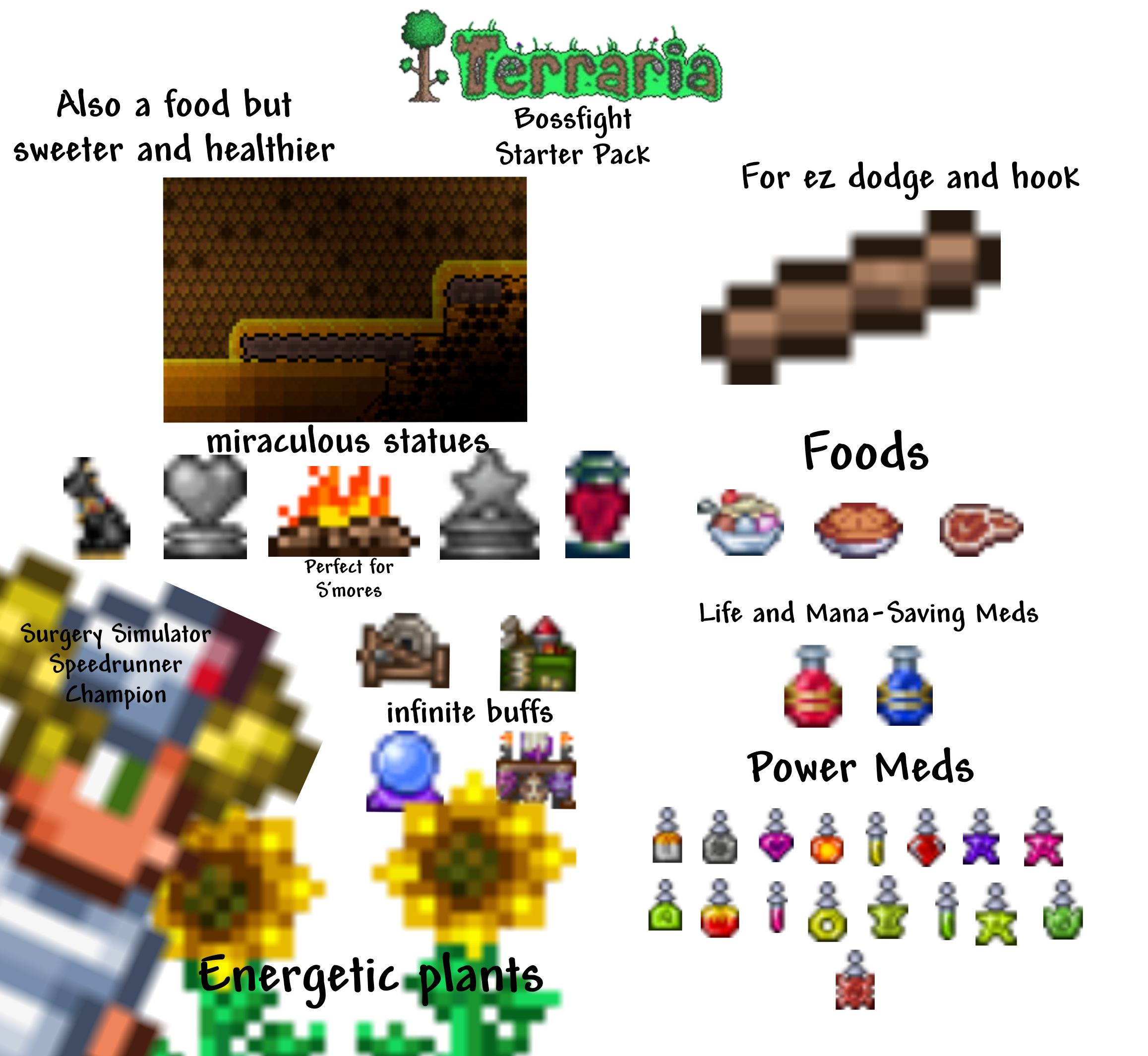 Literally overprepared, but still better than nothing. r/Terraria