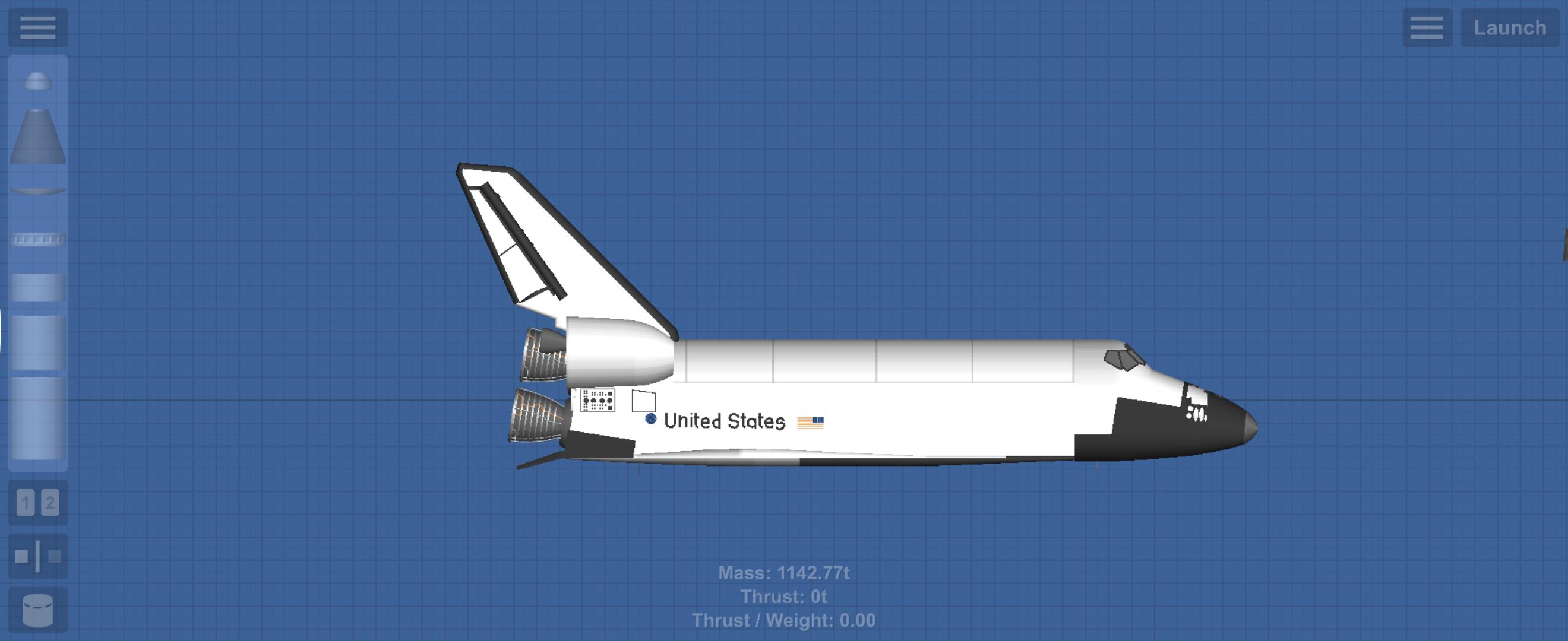 My space shuttle recreation SpaceflightSimulator
