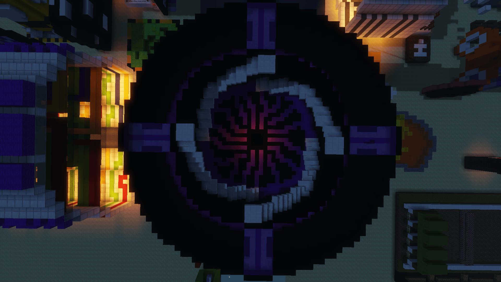 I made an End Portal room project in creative, for survival Minecraft