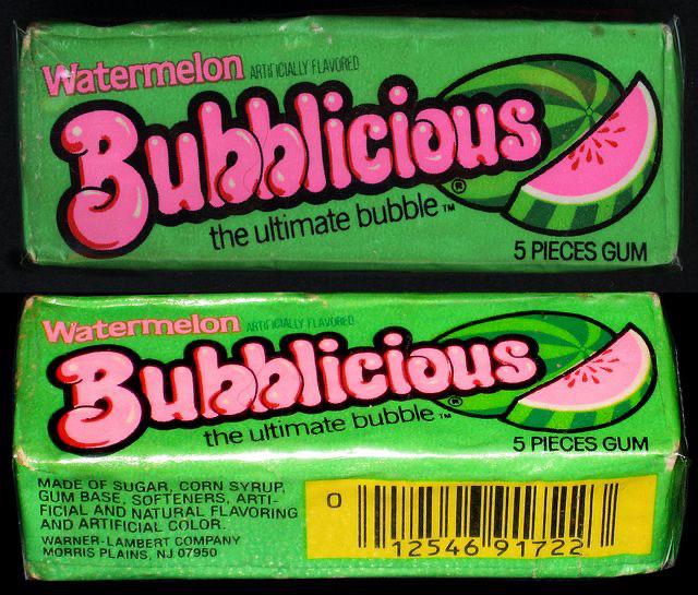 Bubblicious Watermelon Bubble Gum r/nostalgia