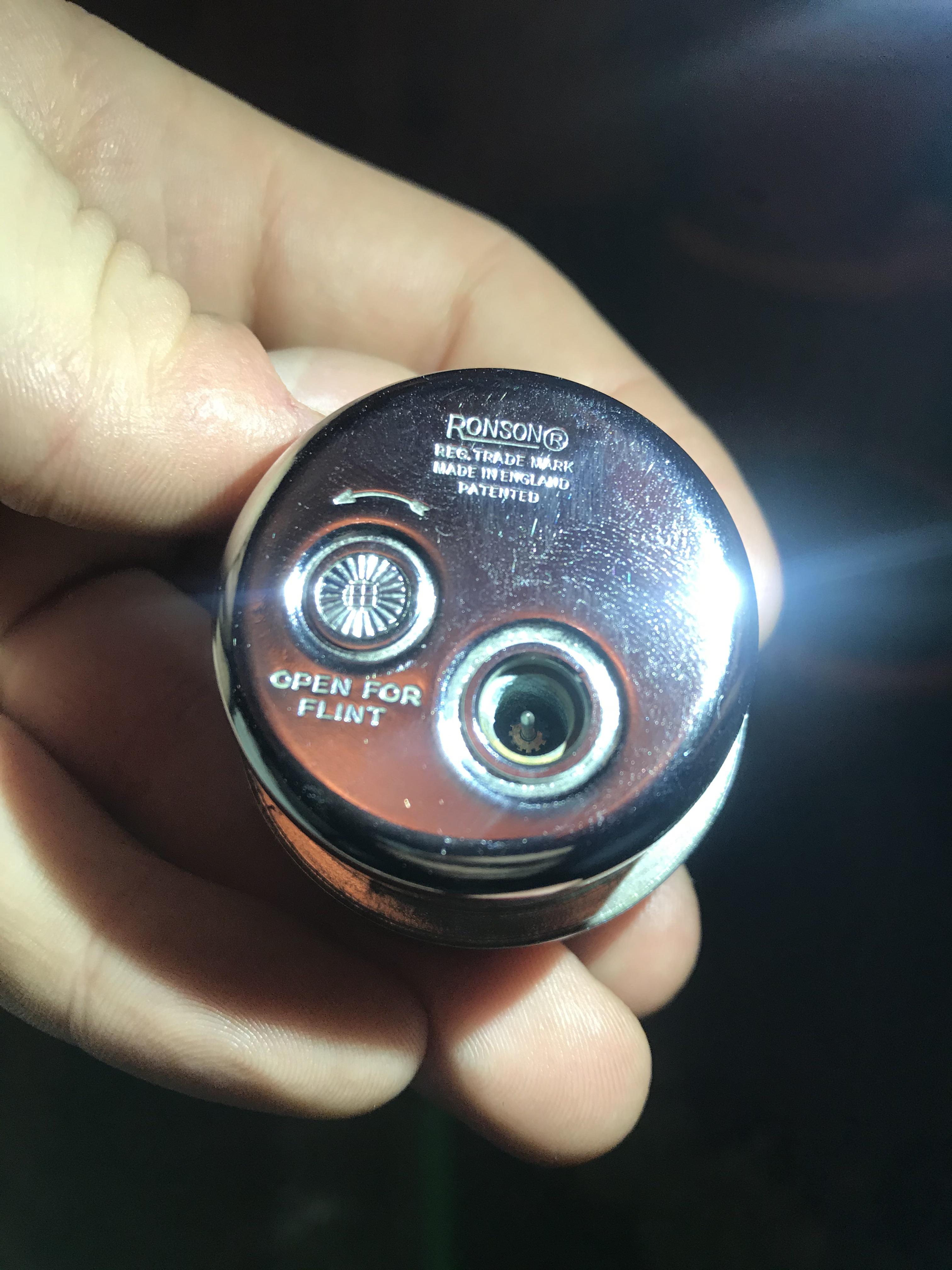 Wondering what type of bit I need to refill this old ronson table